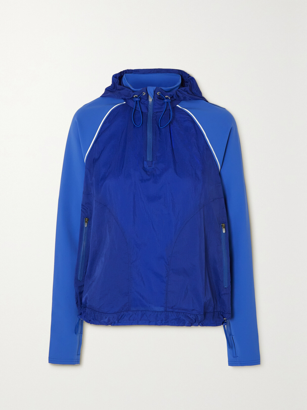 Outdoor Voices - Frostknit And Ripstop Hoodie - Blue