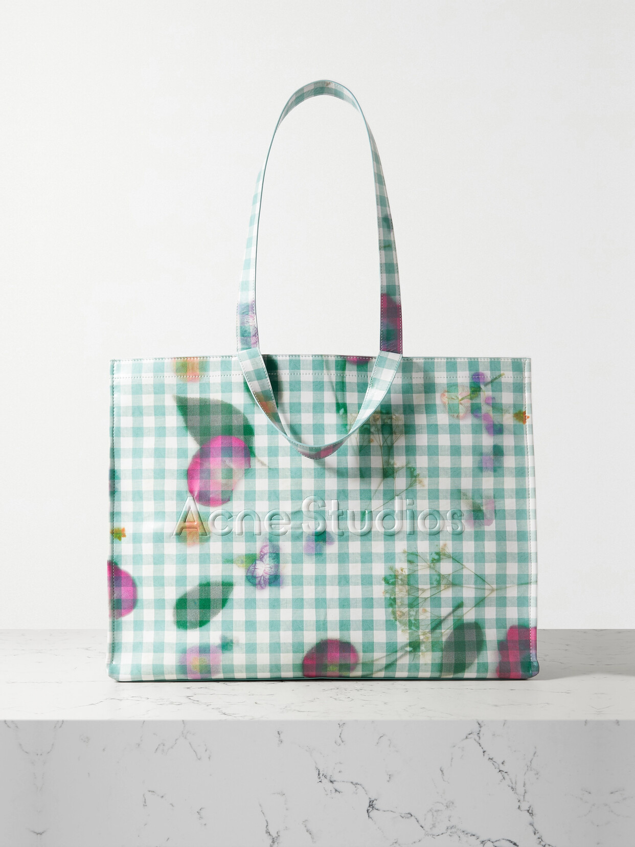 Acne Studios - Embossed Printed Coated-shell Tote - White