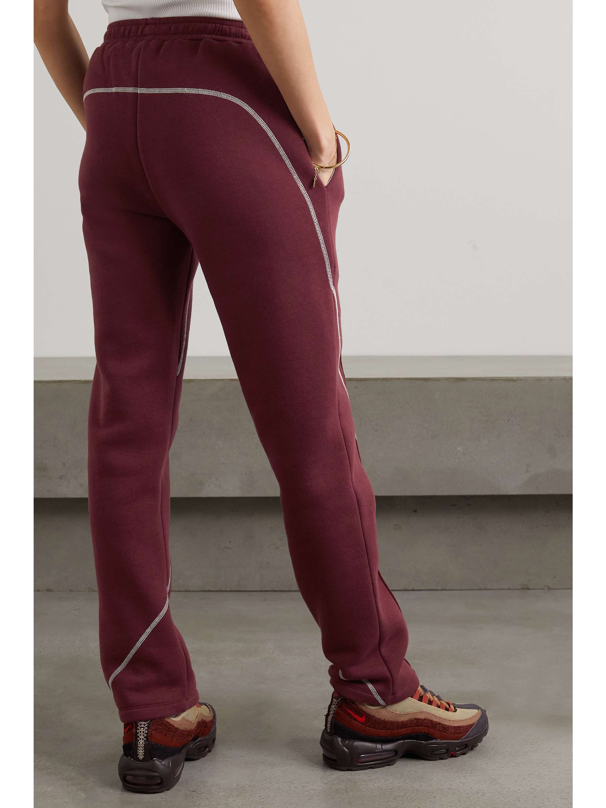 SAUL NASH Cotton-blend jersey track pants