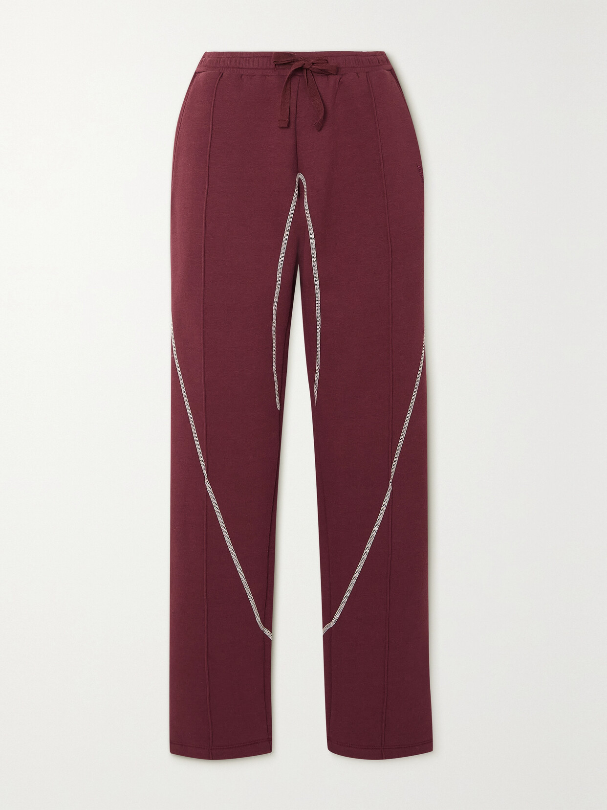 Saul Nash - Cotton-blend Jersey Track Pants - Burgundy