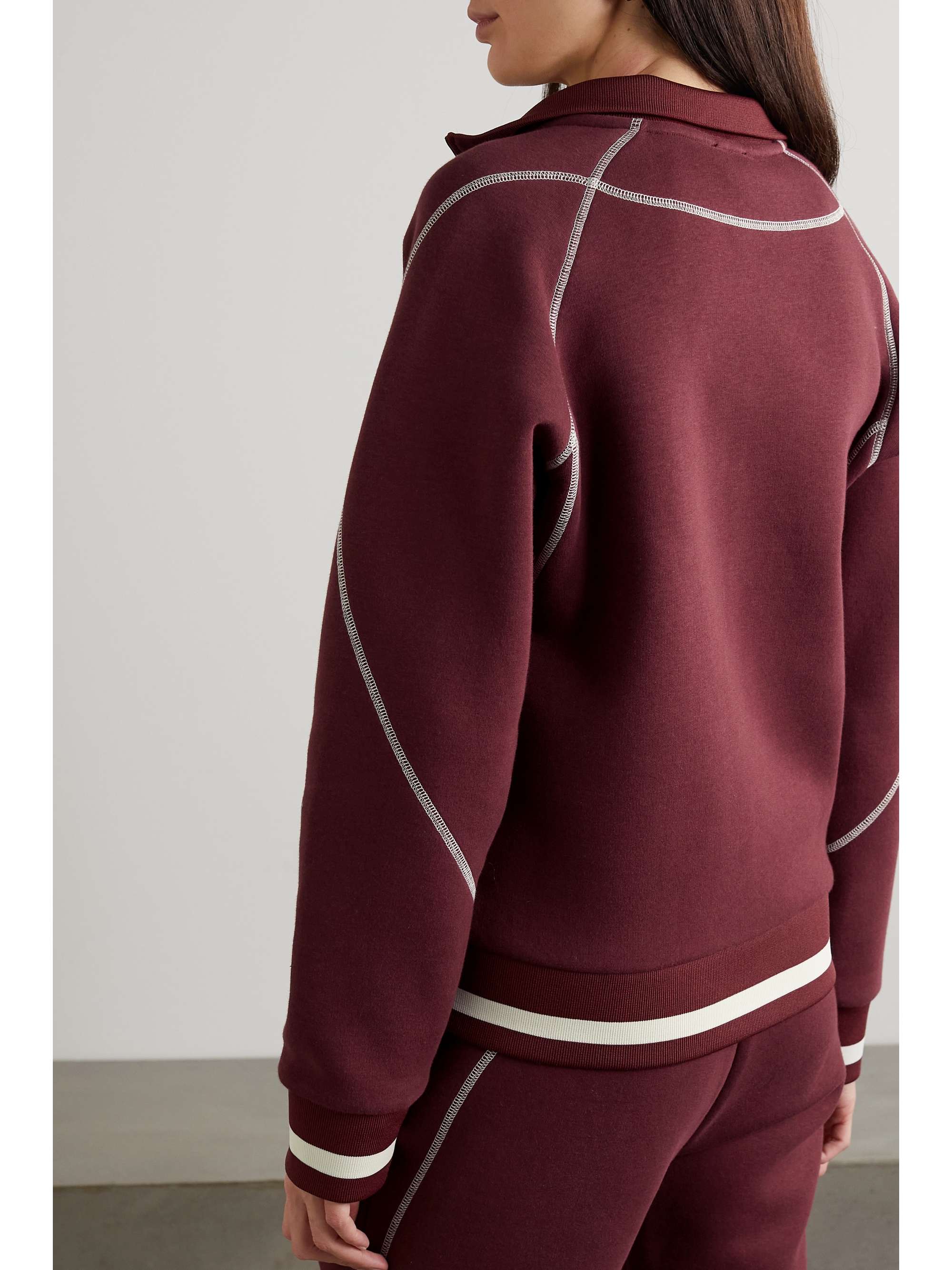 SAUL NASH Cotton-blend jersey track jacket