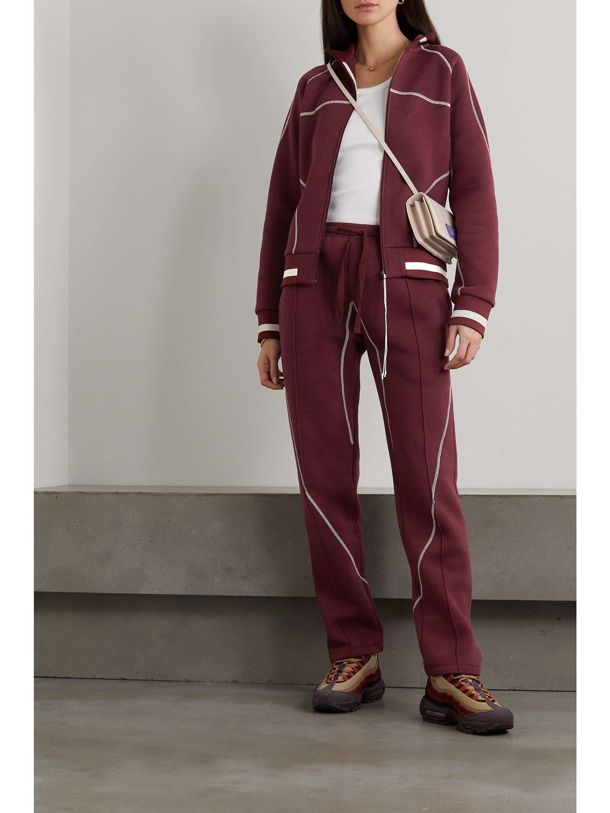 SAUL NASH Cotton-blend jersey track jacket