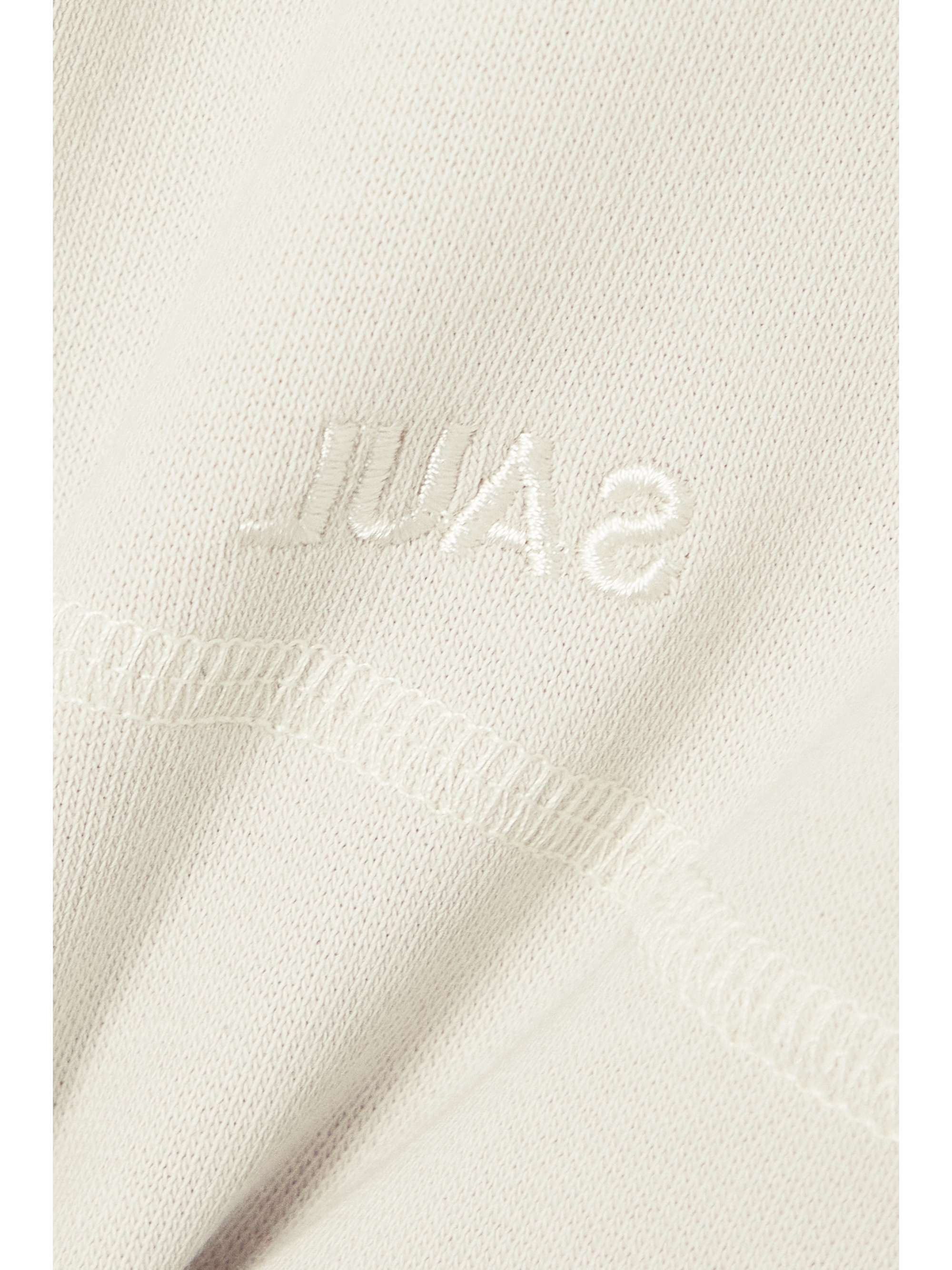 SAUL NASH Striped cotton-blend jersey sweatshirt