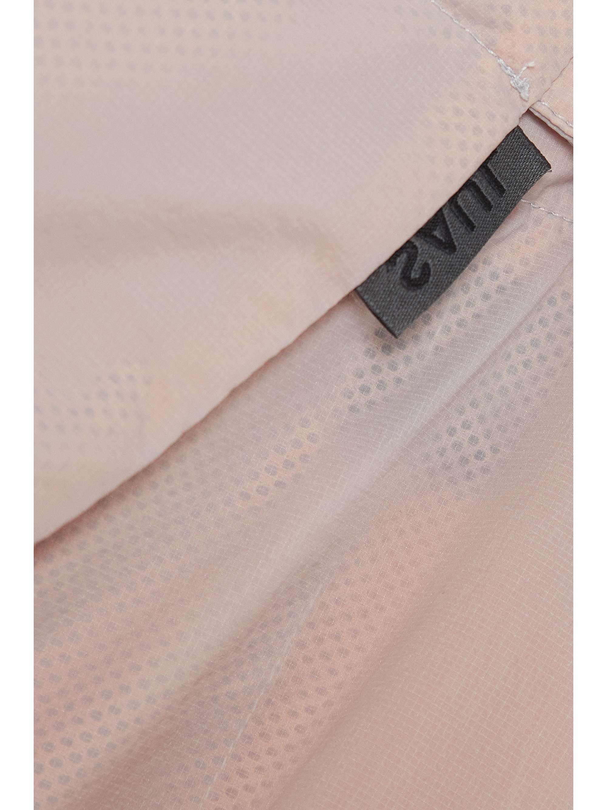 SAUL NASH Asymmetric wrap-effect ripstop mini skirt