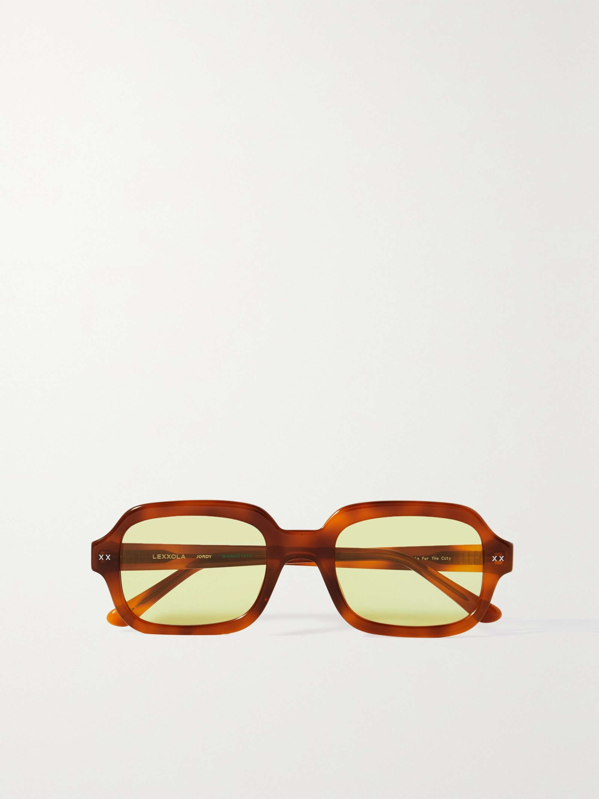 LEXXOLA Jordy square-frame tortoiseshell acetate sunglasses | NET-A-PORTER