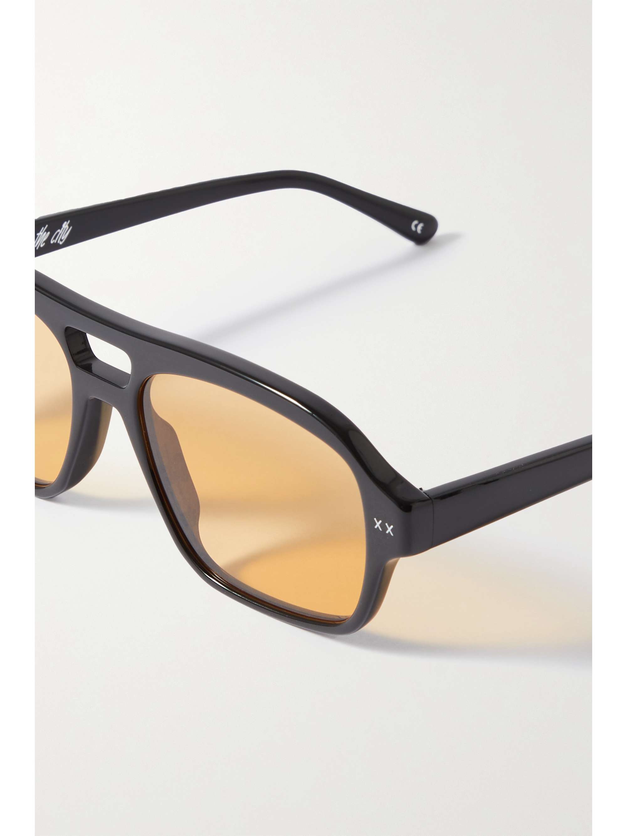 LEXXOLA Damien aviator-style acetate sunglasses