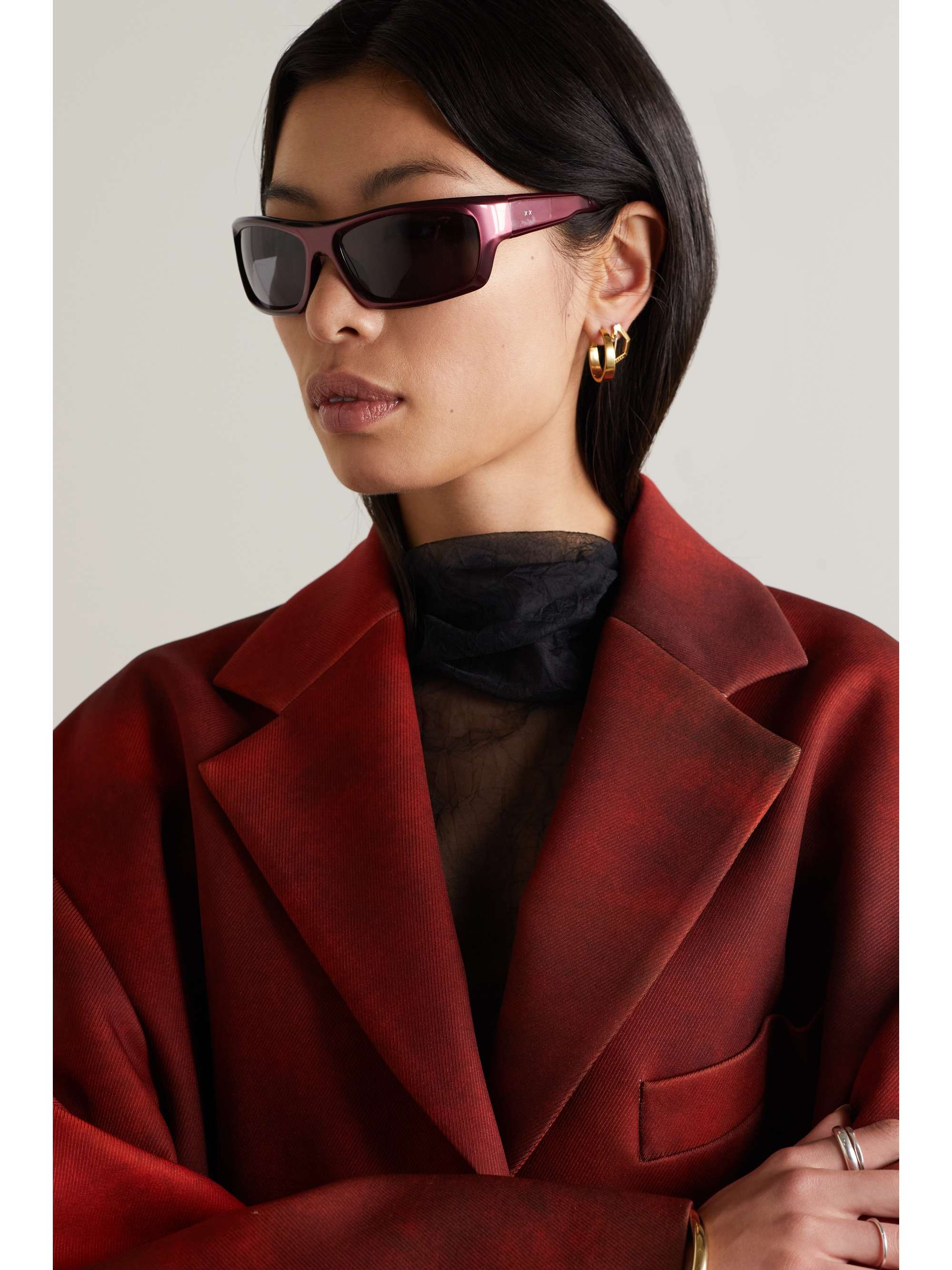 LEXXOLA Neo D-frame acetate sunglasses