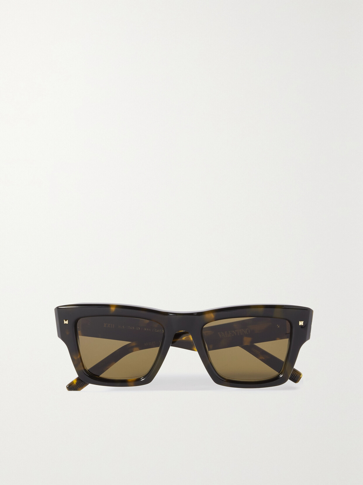 Valentino Garavani - Square-frame Tortoiseshell Acetate Sunglasses - One size