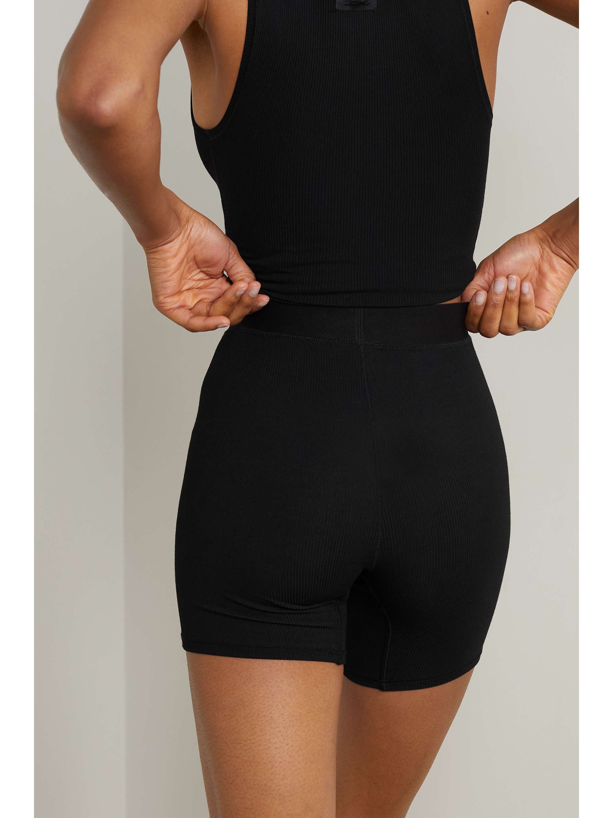 SKIMS Boyfriend stretch-modal and cotton-blend jersey boxer shorts - Marble