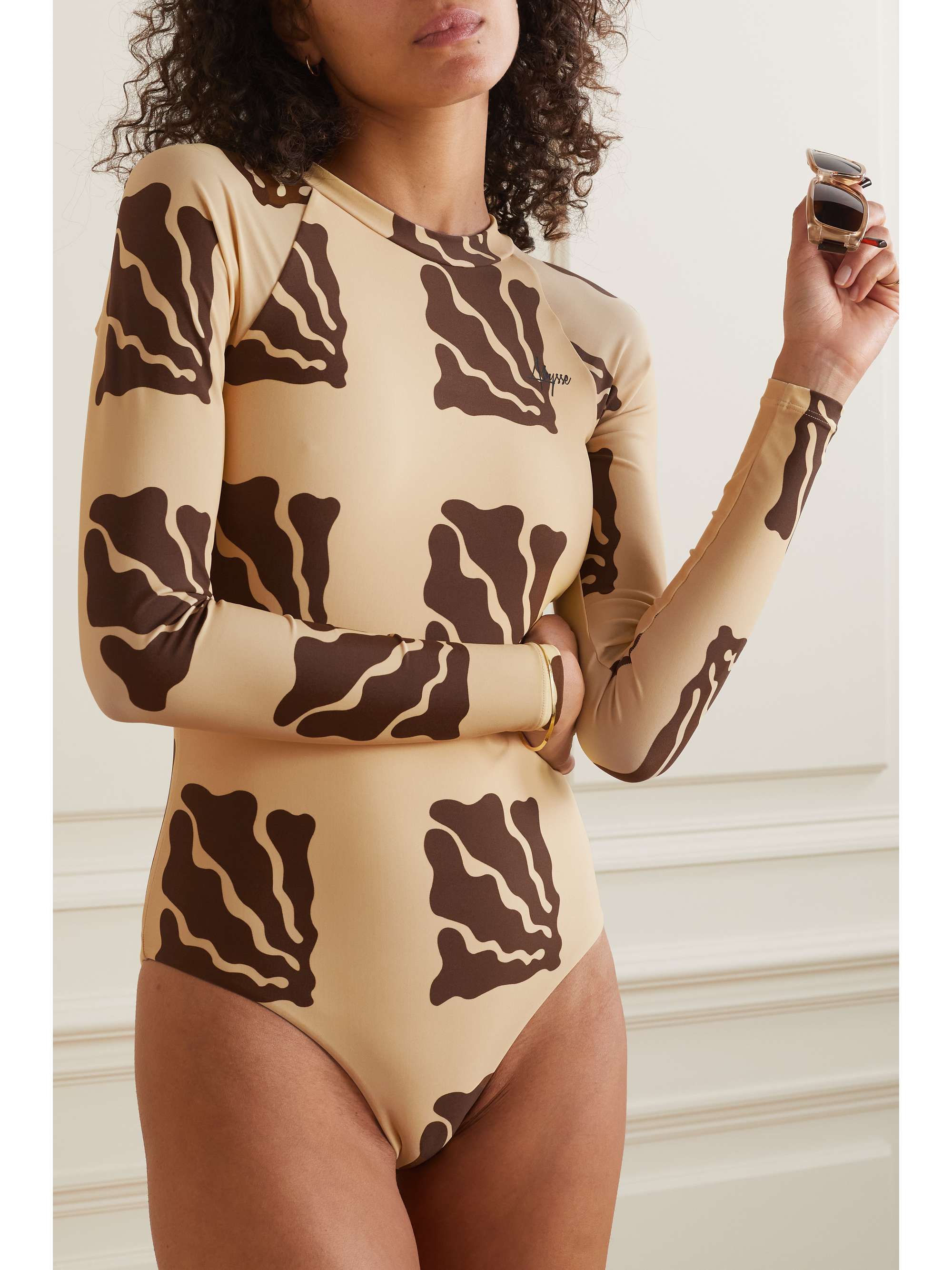 ABYSSE Ama printed recycled swimsuit