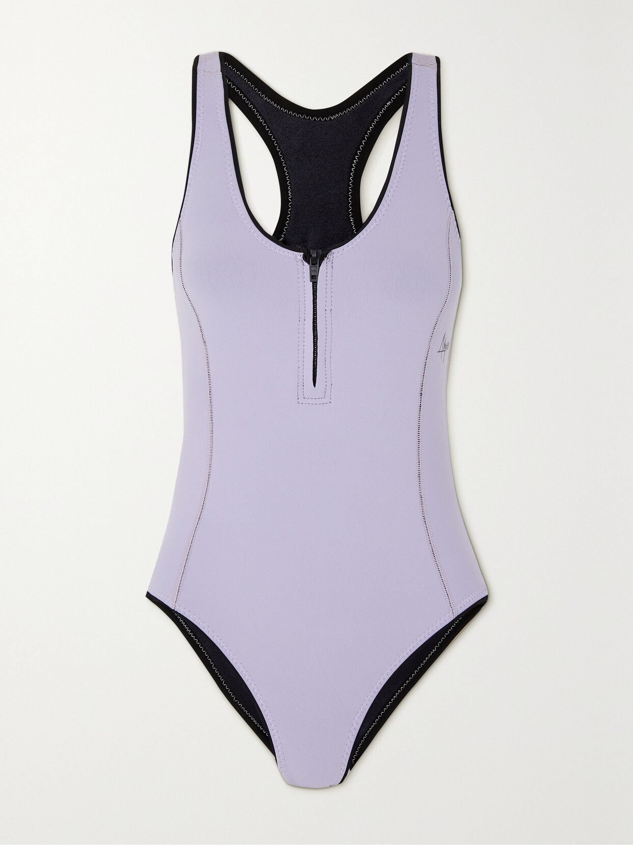 Abysse Elle Swimsuit In Lilac Rib