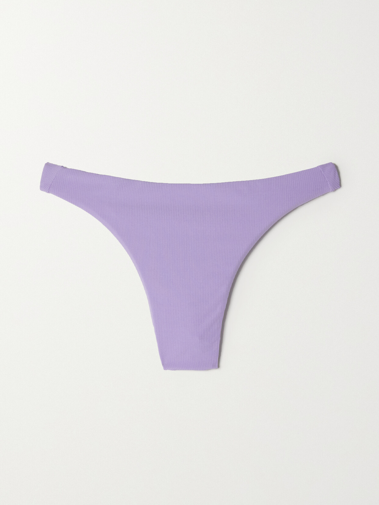 Abysse - Faye Ribbed Recycled Bikini Briefs - Purple