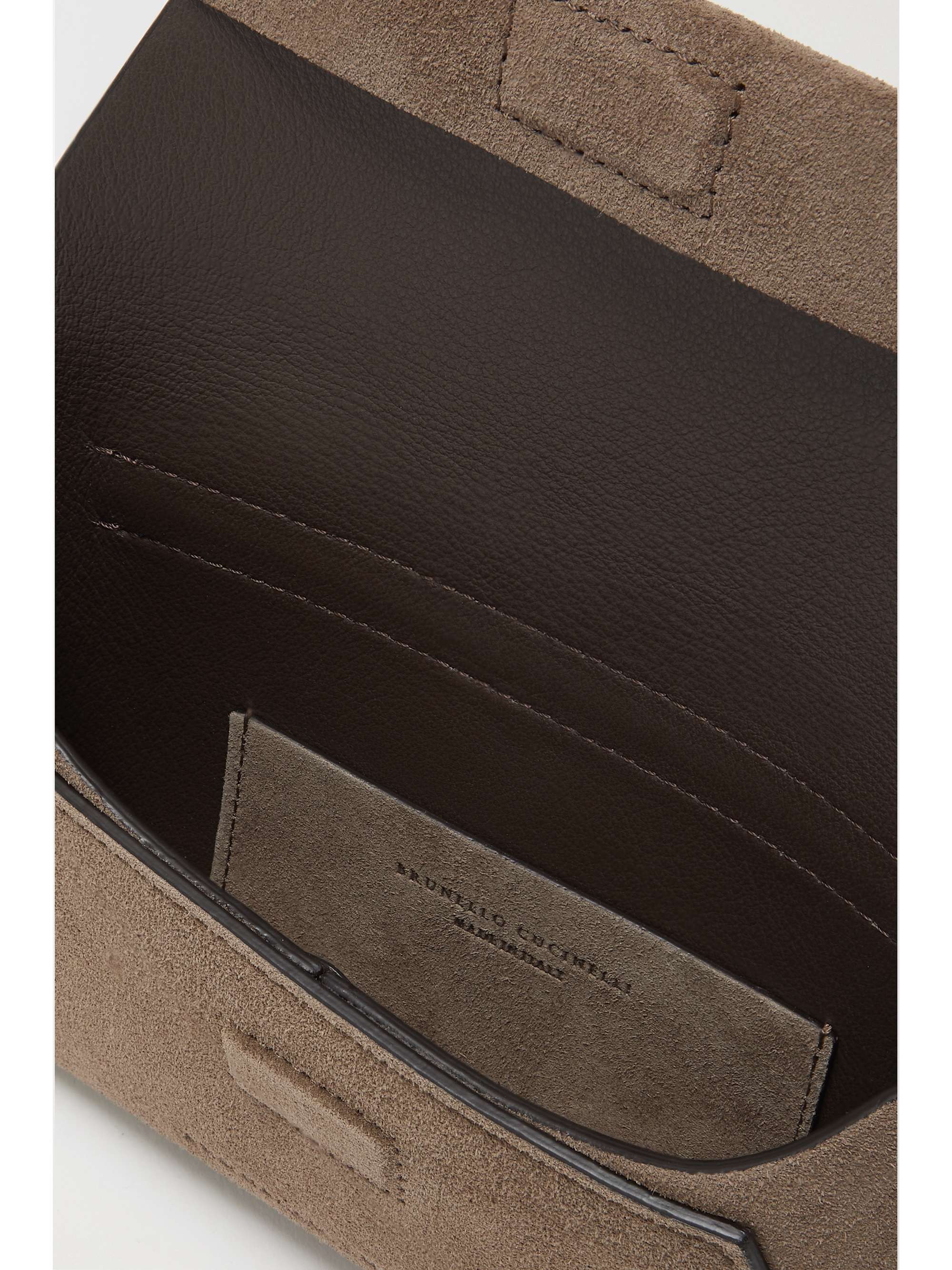 BRUNELLO CUCINELLI Suede shoulder bag