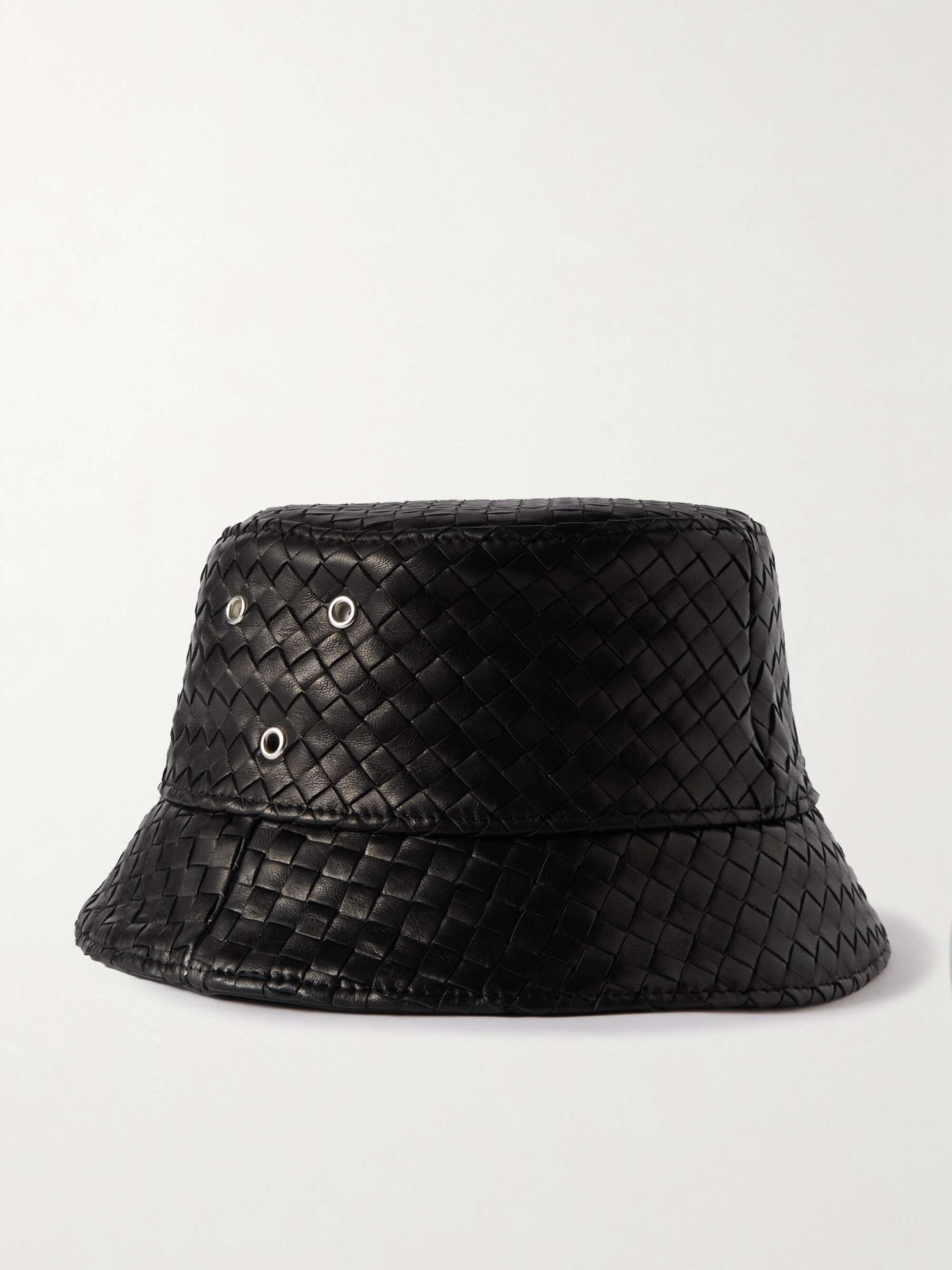 Bottega Veneta® Men's Intrecciato Leather Bucket Hat in Lighthouse. Shop  online now.