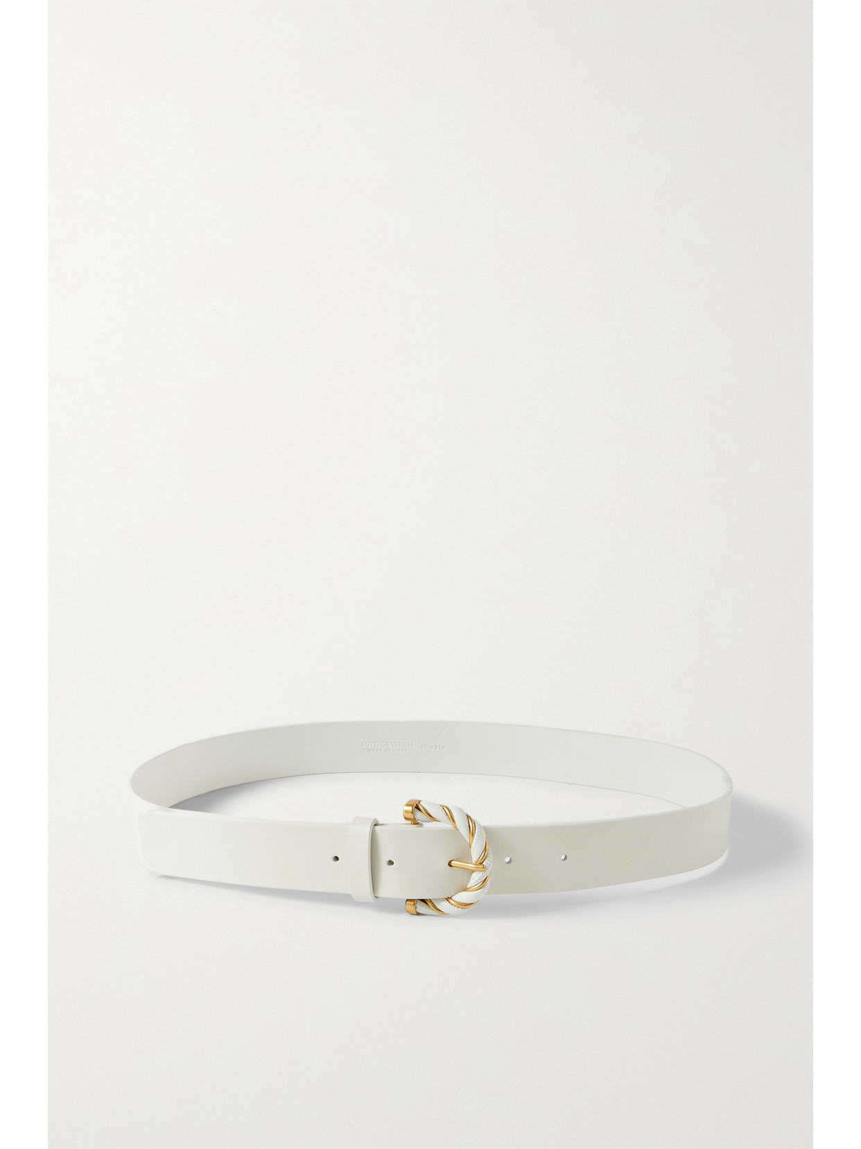 Bottega Veneta - Leather Belt - White