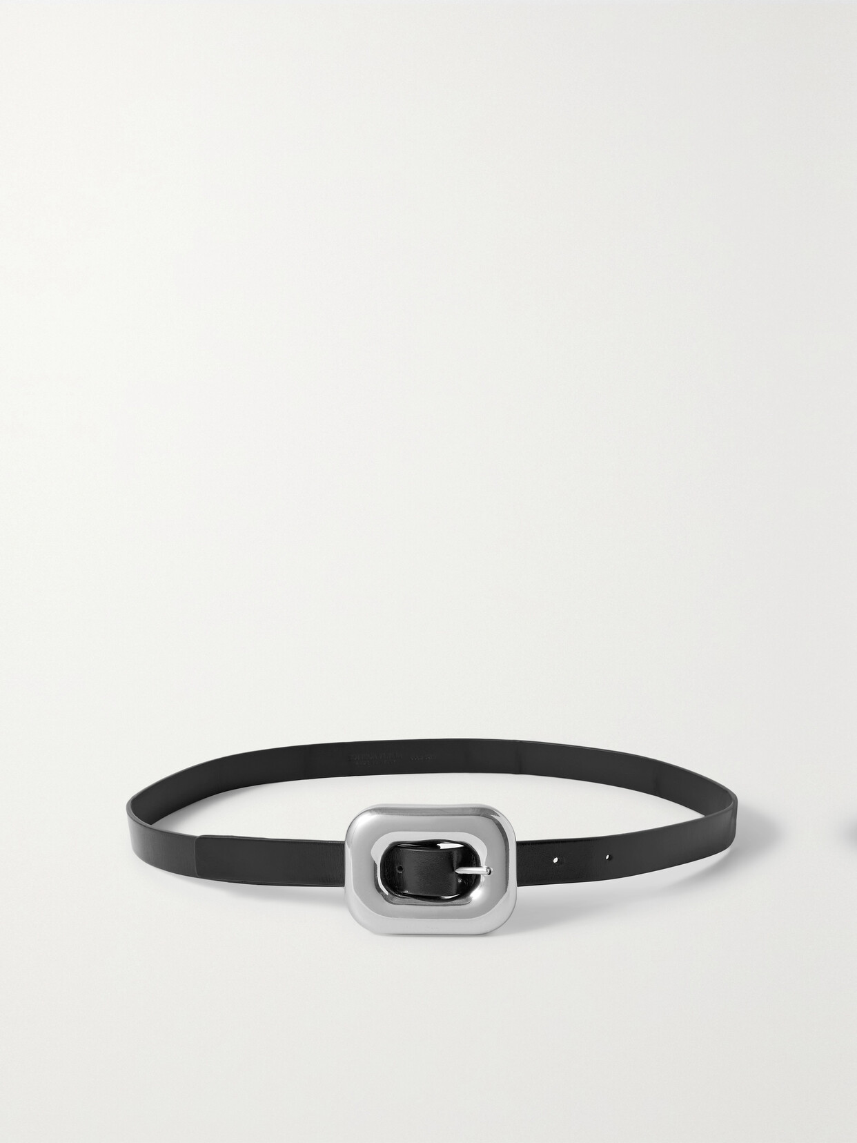 Bottega Veneta - Glossed-leather Belt - Black