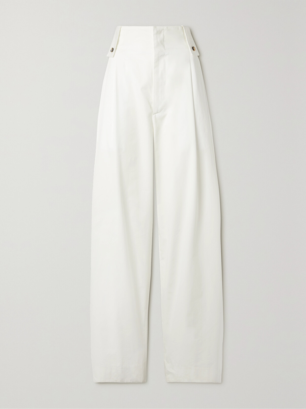 Bottega Veneta - Cotton Wide-leg Trousers - White