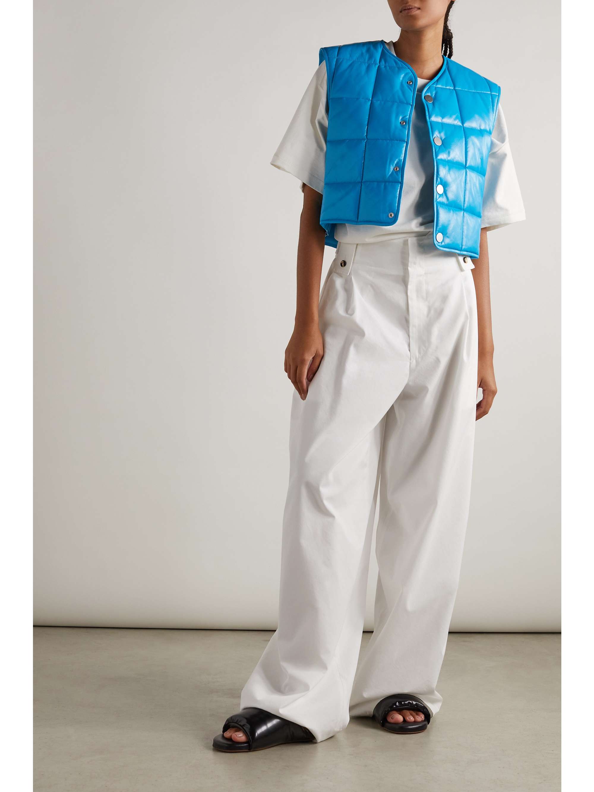 Cotton wide-leg trousers Cotton wide-leg trousers