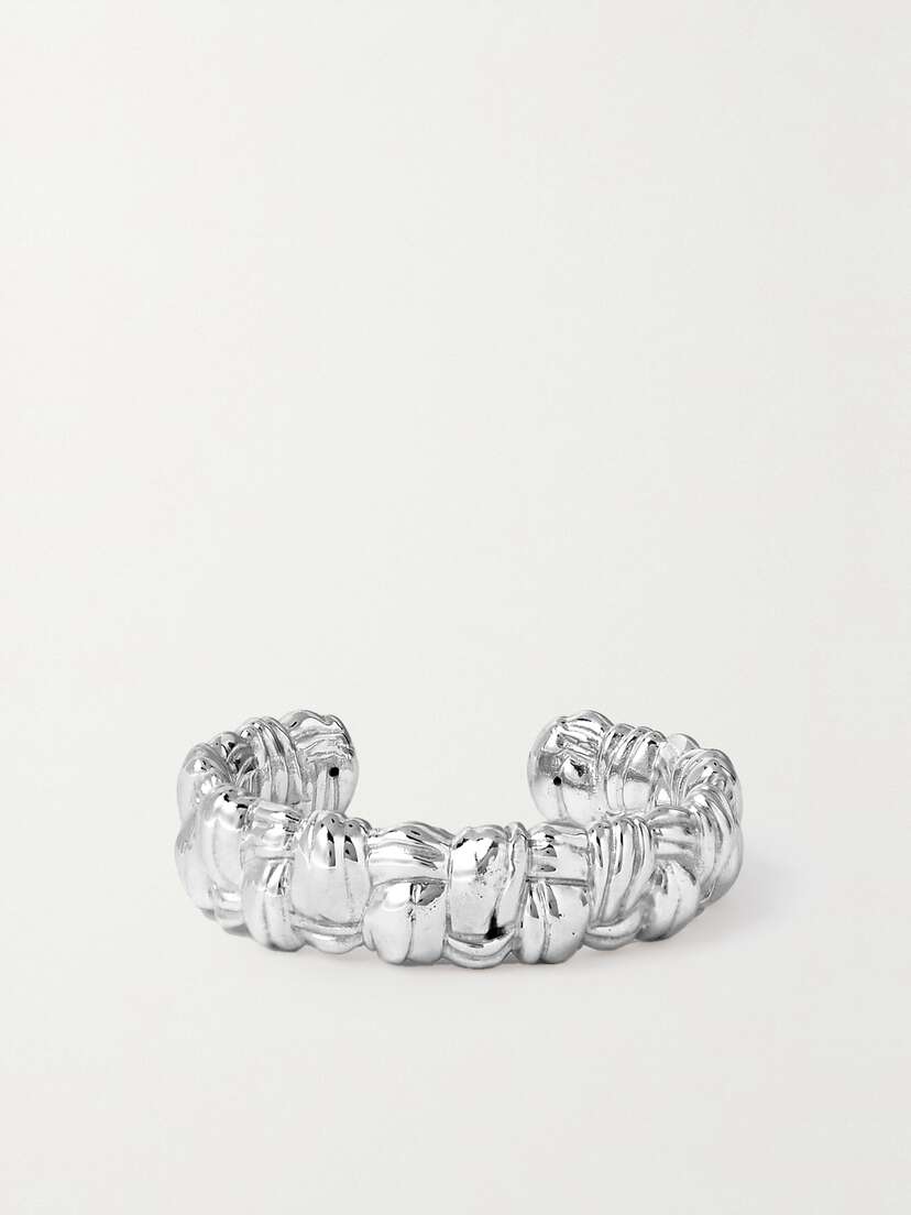 Bottega Veneta Intrecciato ilver Cuff