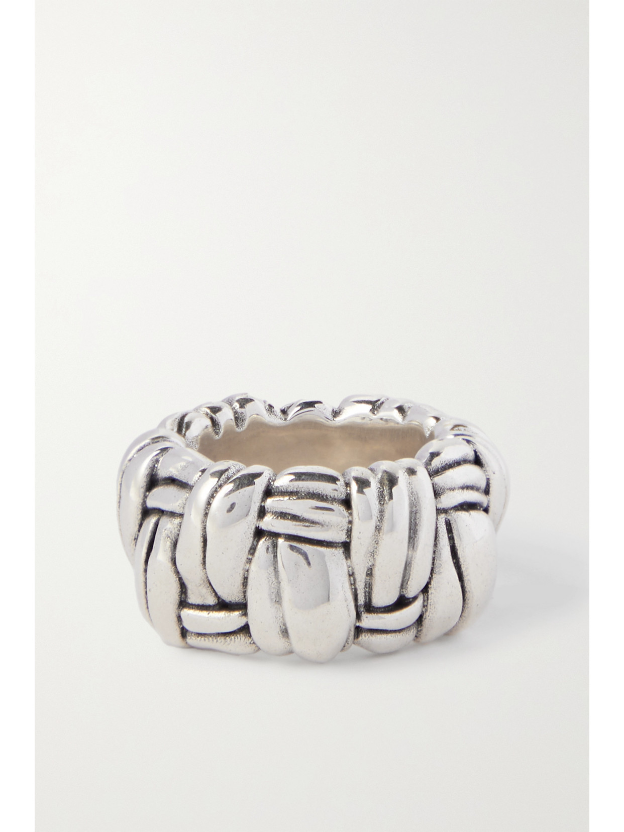 Bottega Veneta - Intrecciato Silver Ring - 13