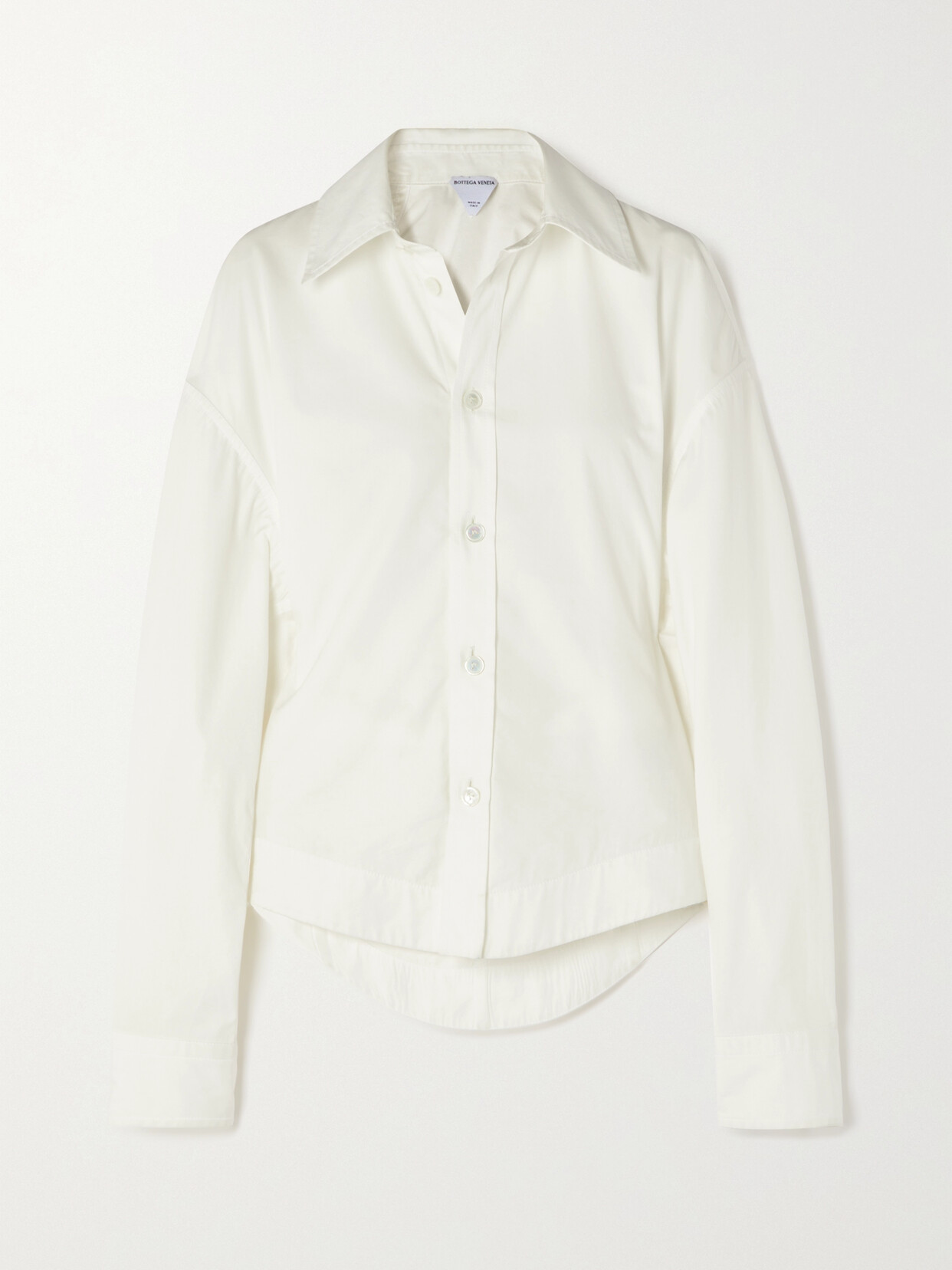 Bottega Veneta Cotton-poplin Shirt - White
