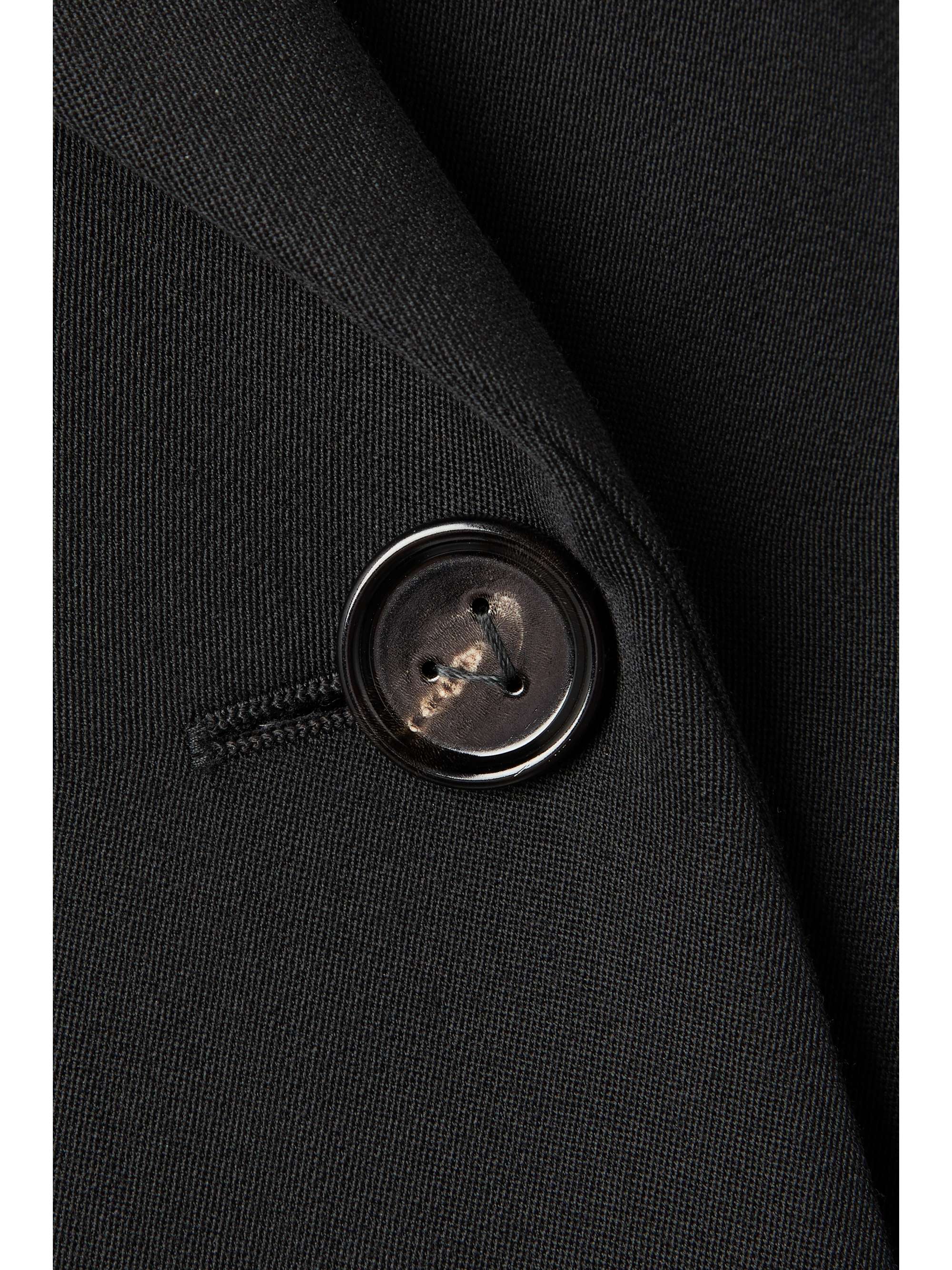 BOTTEGA VENETA Double-breasted gathered wool coat
