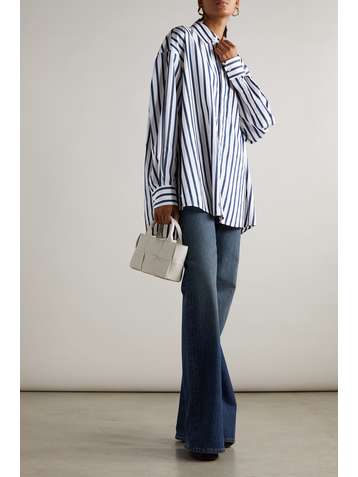 BOTTEGA VENETA  A/W21 METAL-DETAILED シャツ シャツ トップス メンズ 大特価キャンペーン