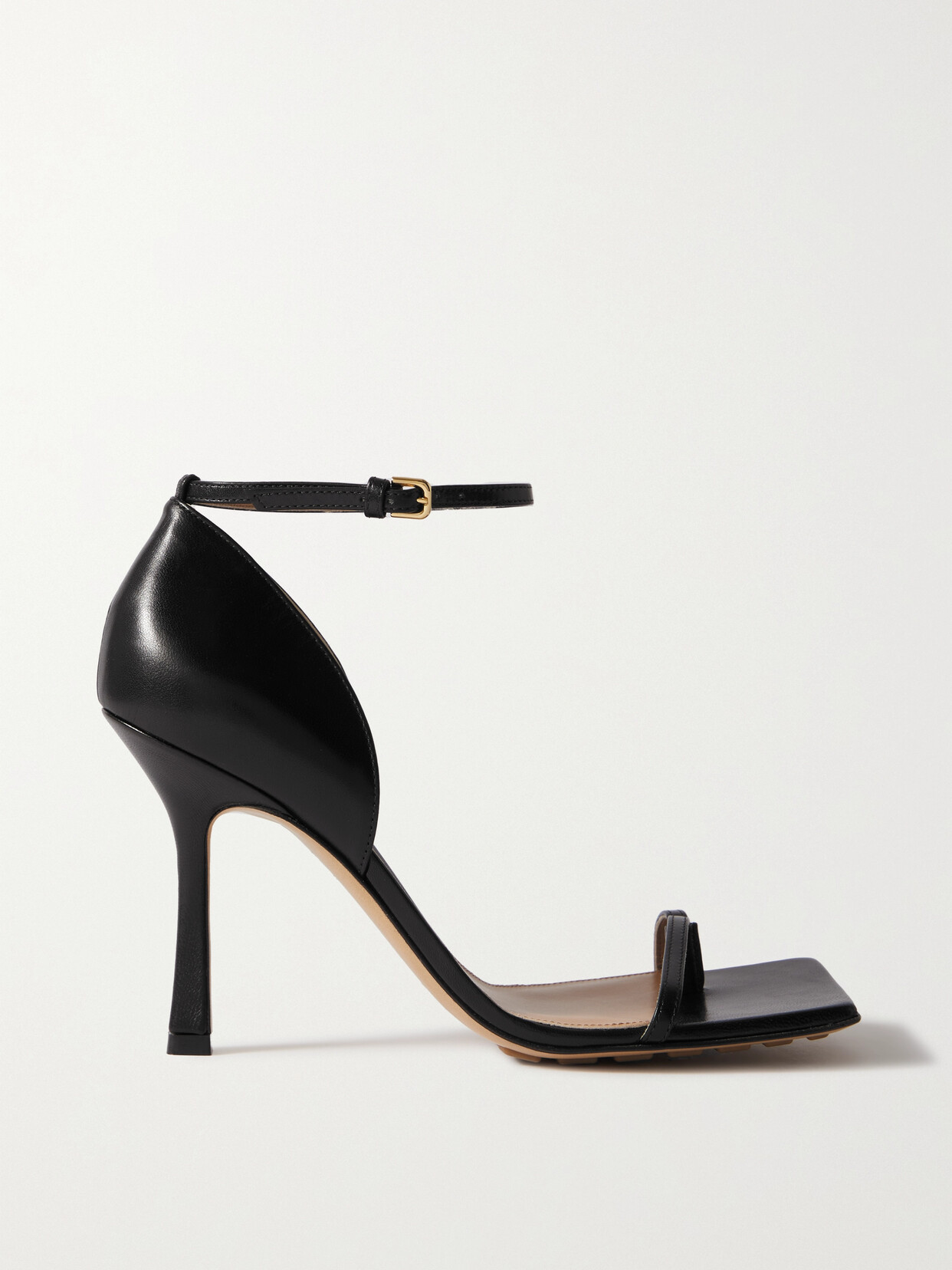 Bottega Veneta - Stretch Leather Sandals - Black