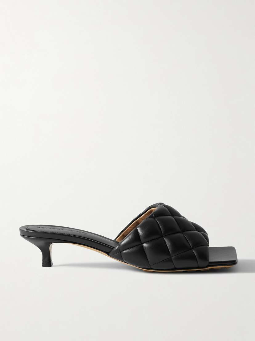 Bottega Veneta Quilted Leather Mules