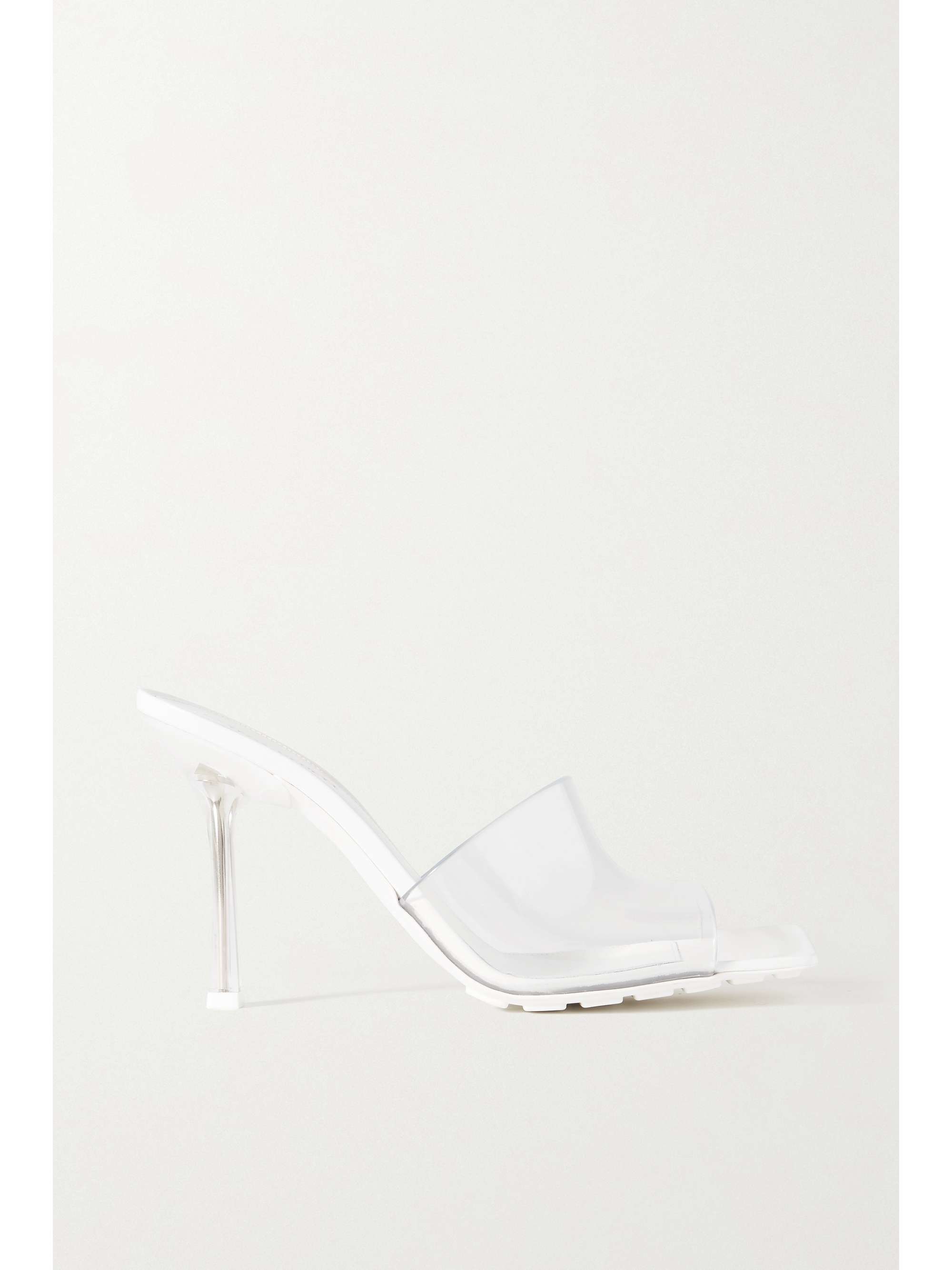 BOTTEGA VENETA PVC and leather mules | NET-A-PORTER