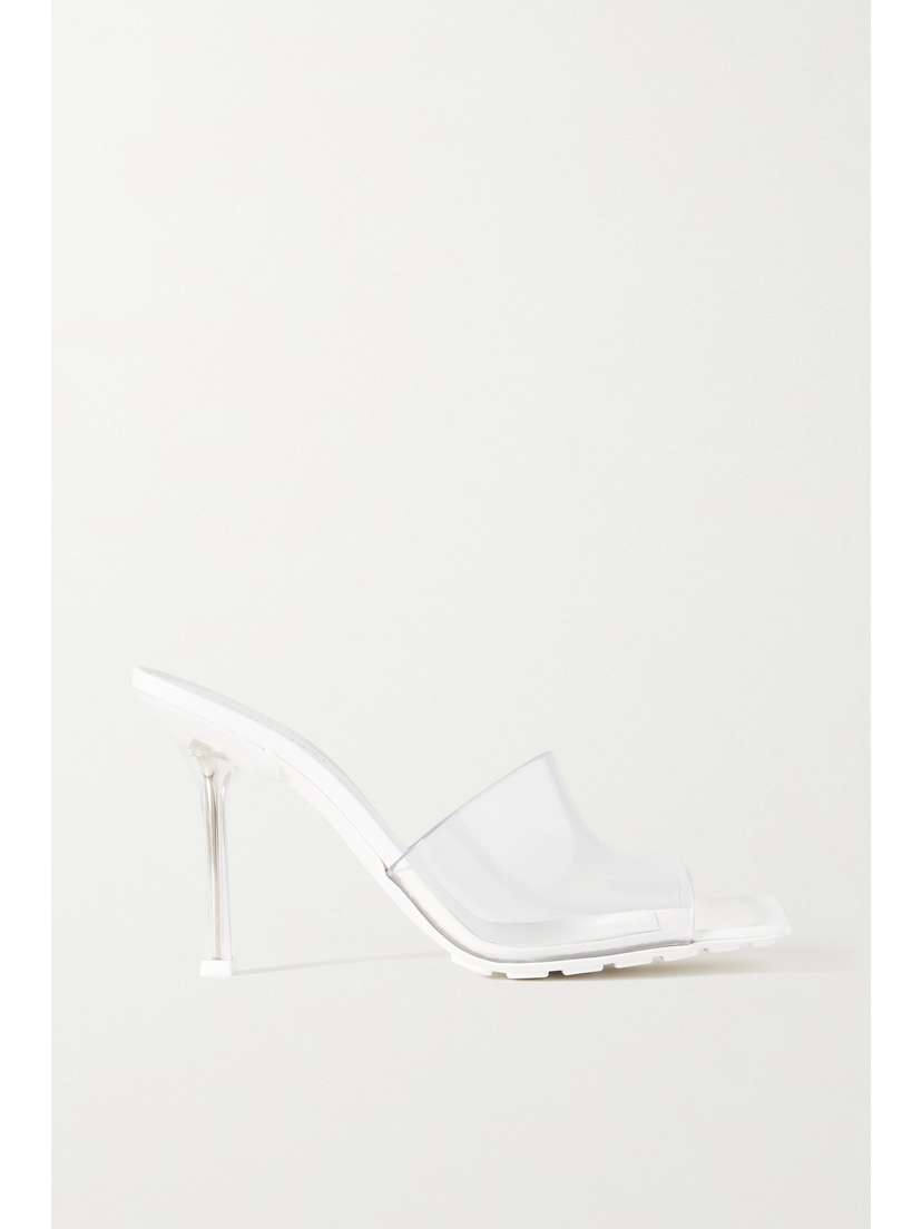 Bottega Veneta Pvc And Leather Mules