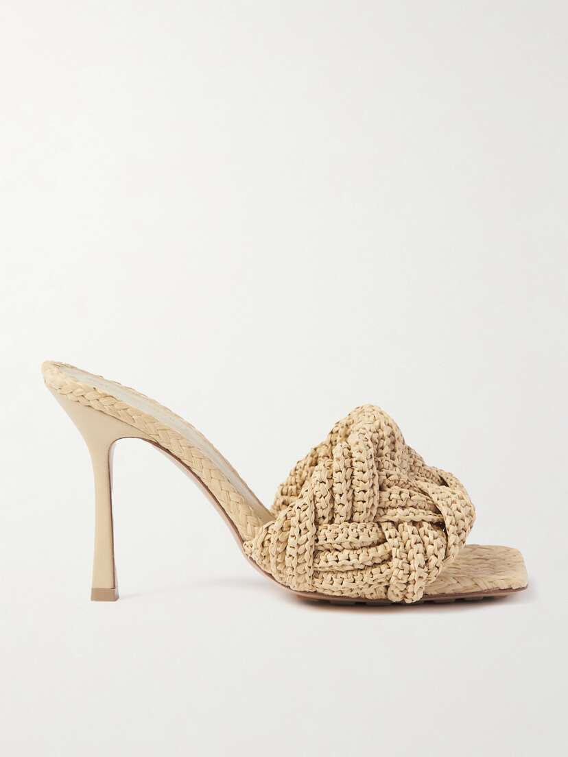 Bottega Veneta Lido Intrecciato Leather Mules