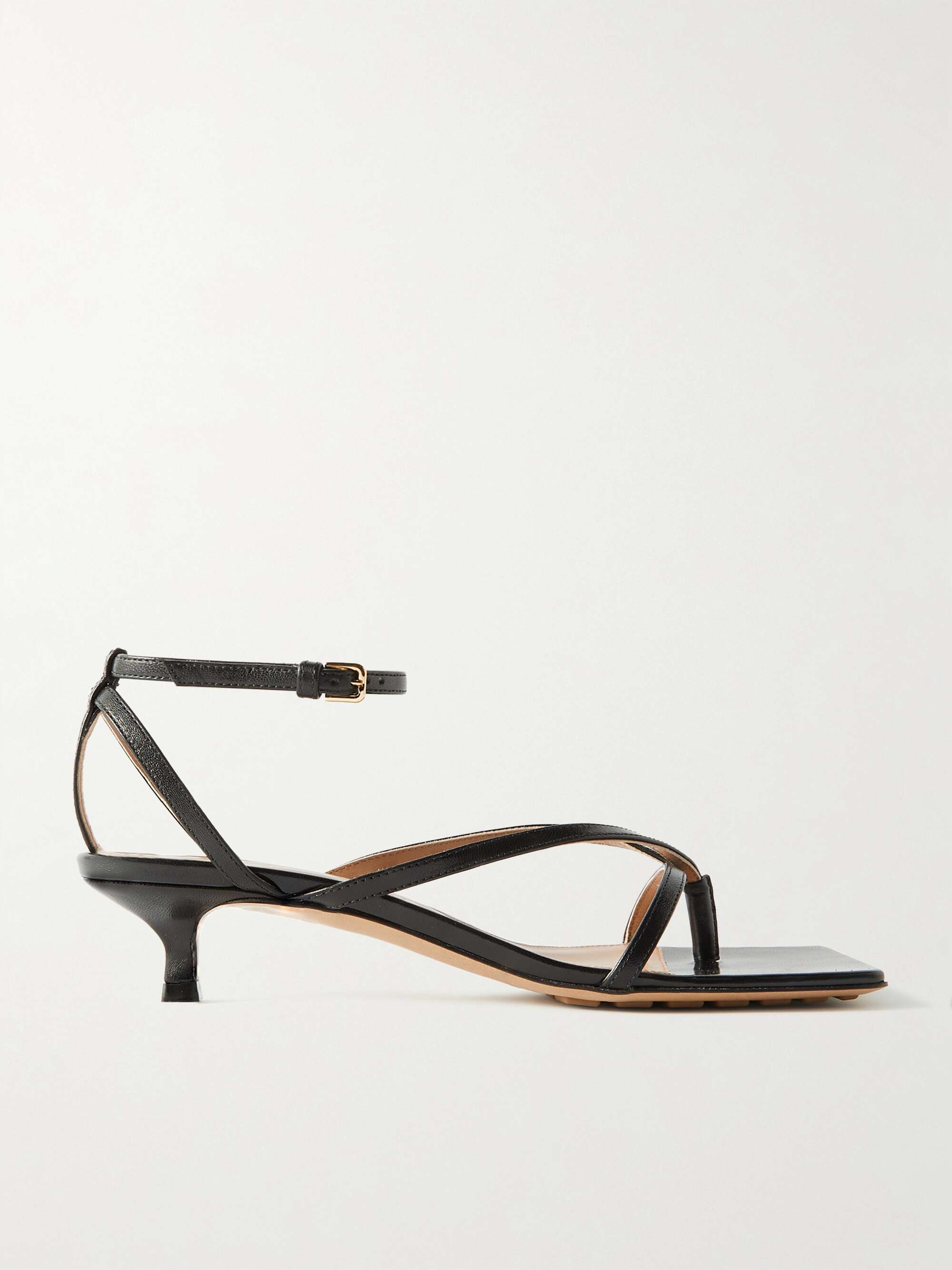 BOTTEGA VENETA Leather sandals | NET-A-PORTER