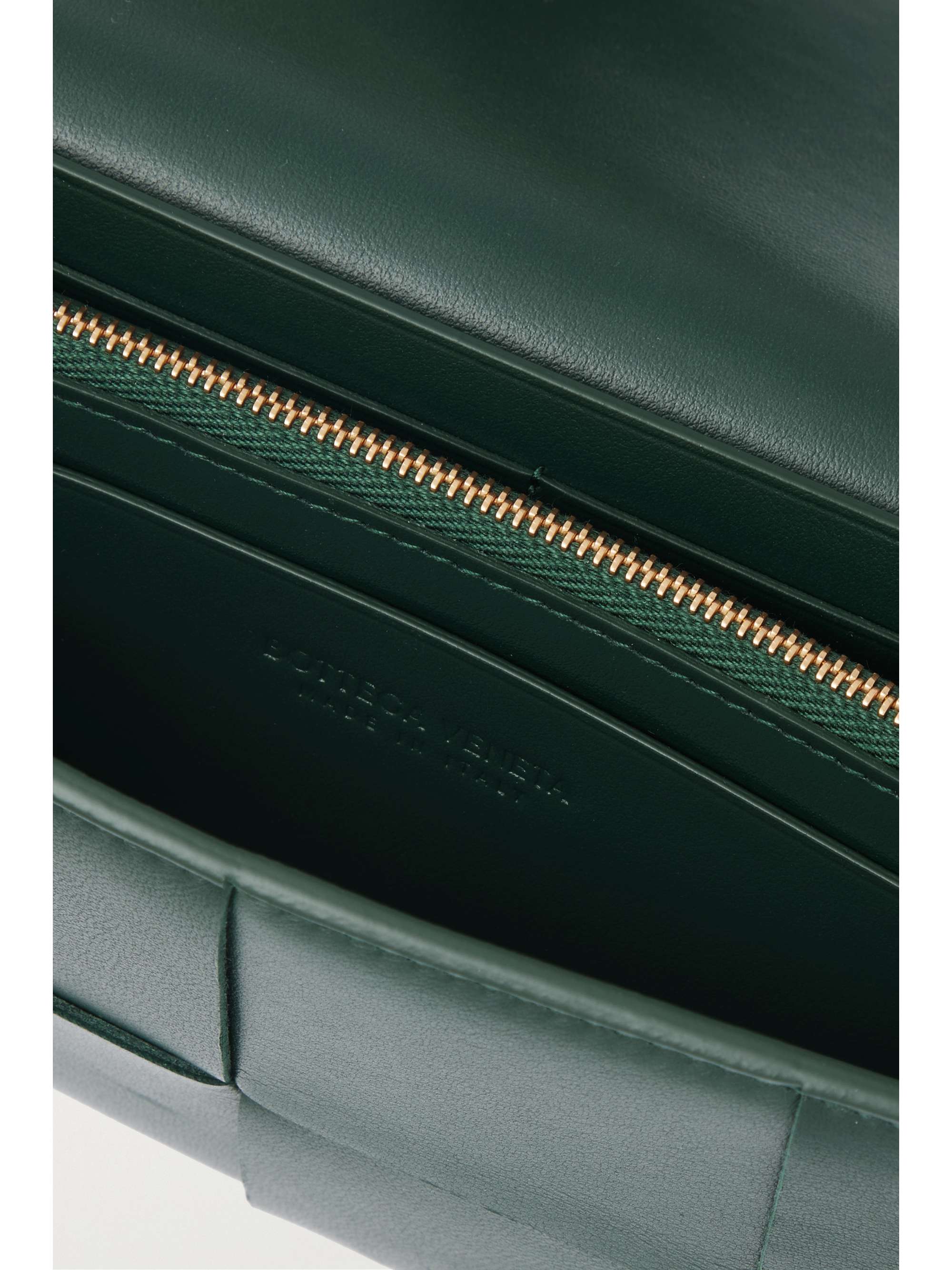 BOTTEGA VENETA Cassette intrecciato leather wallet