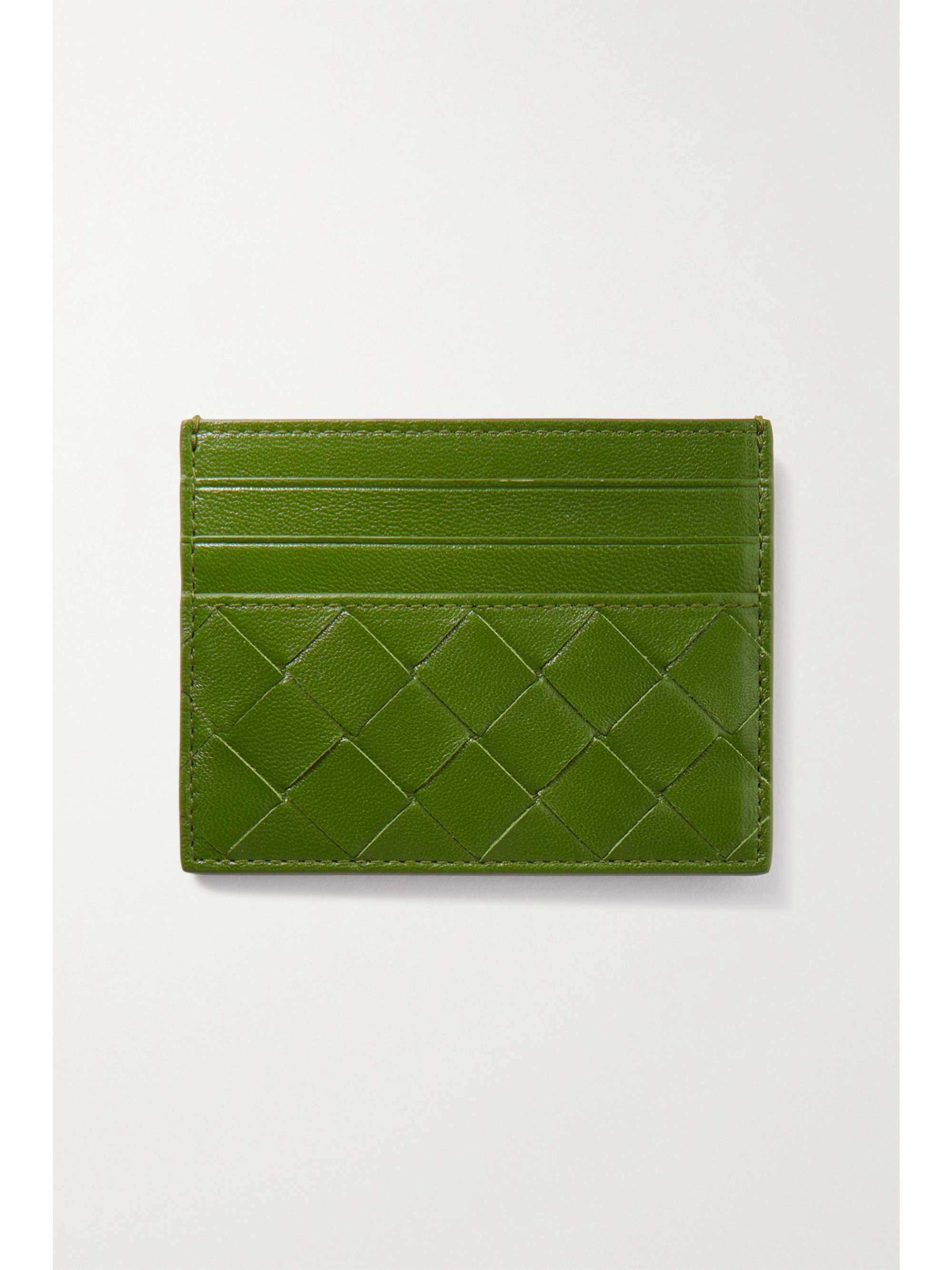 BOTTEGA VENETA Intrecciato leather cardholder