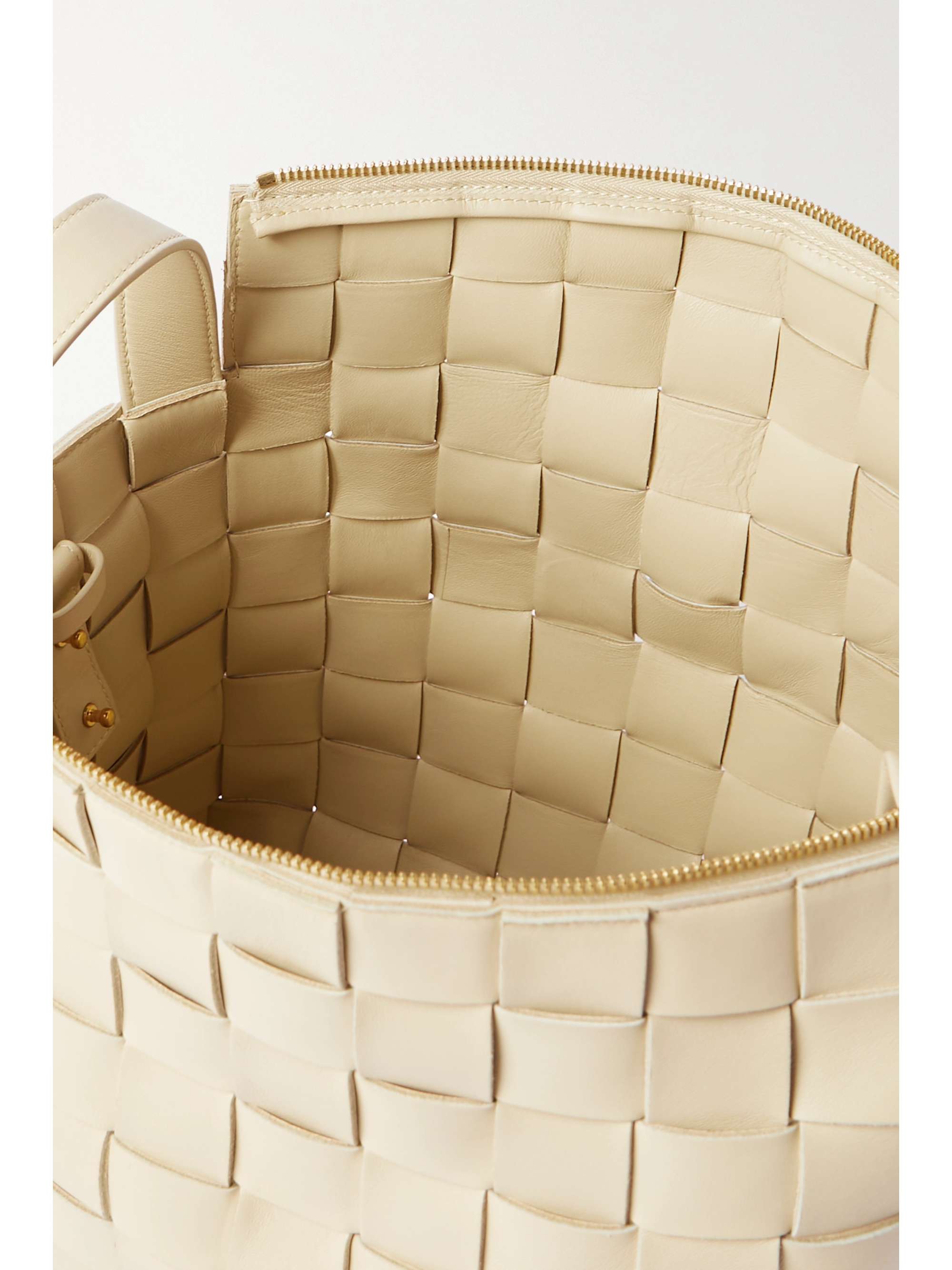 BOTTEGA VENETA Bowling Cassette intrecciato leather tote