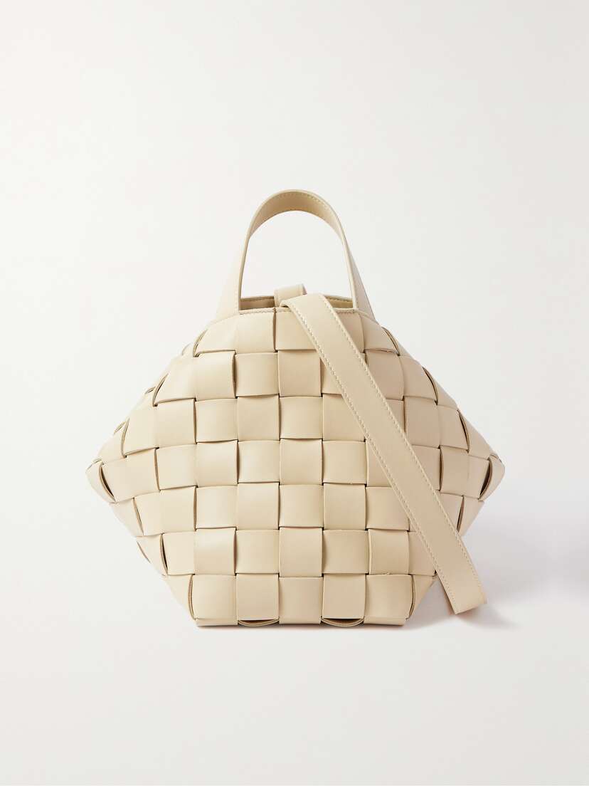 Bottega Veneta Bowling Cassette Intrecciato Leather Tote