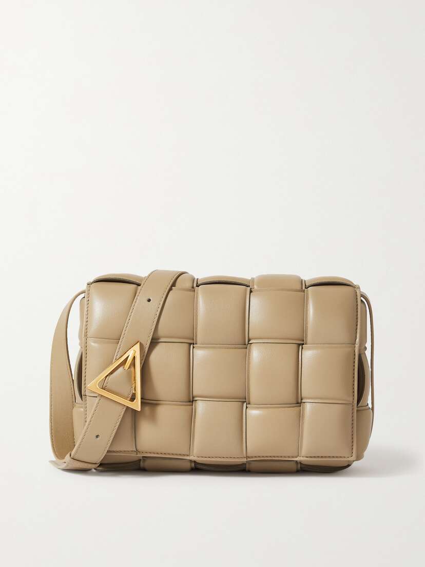 Bottega Veneta Cassette Medium Intrecciato Leather Shoulder Bag