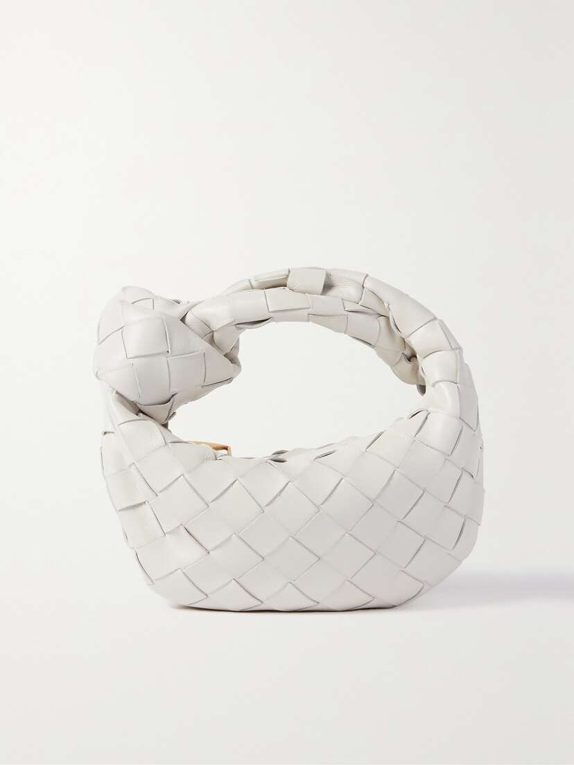 Bottega Veneta Jodie Candy Micro Mini Knotted Intrecciato Leather Tote