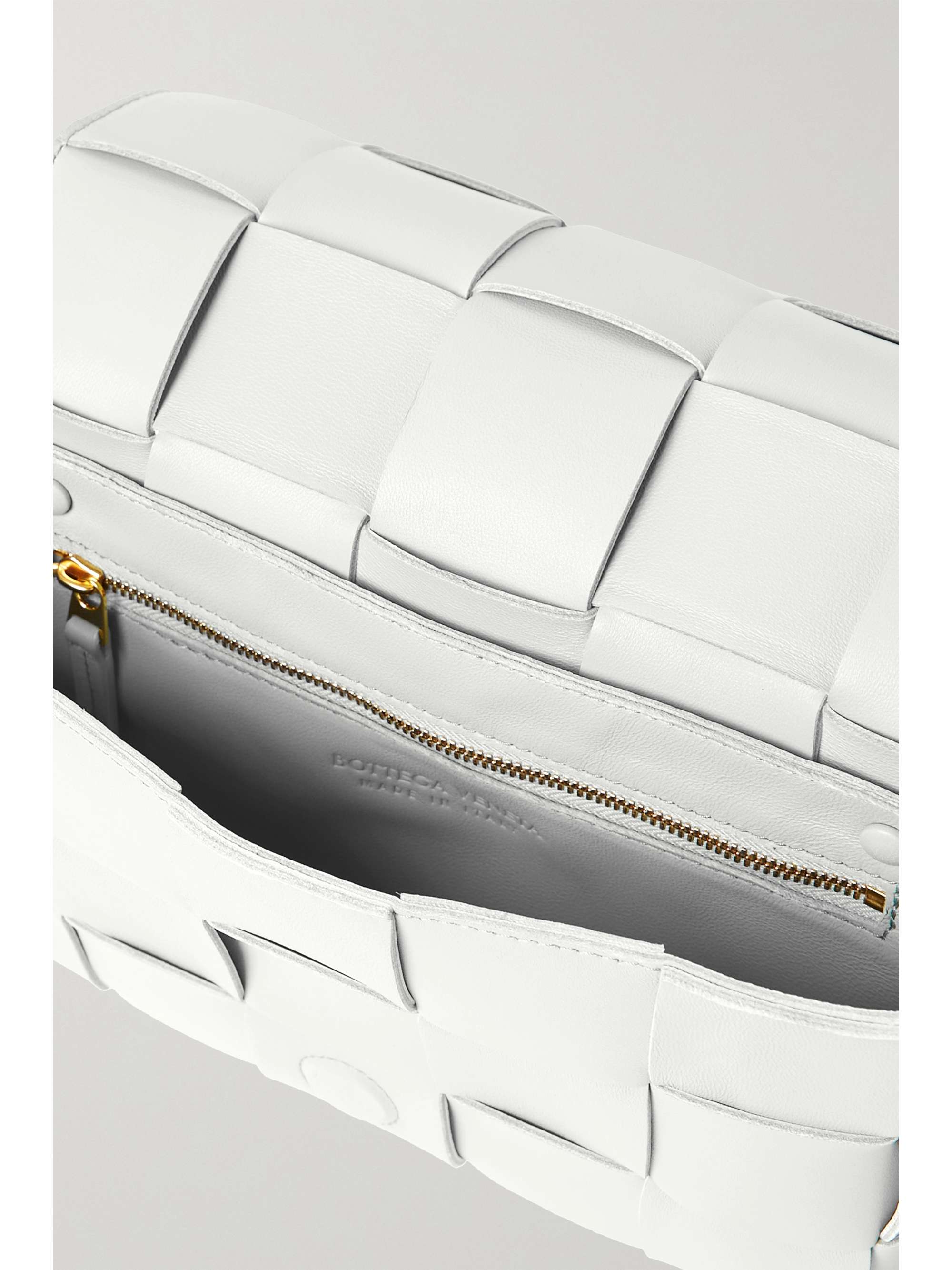 BOTTEGA VENETA Cassette small intrecciato leather shoulder bag