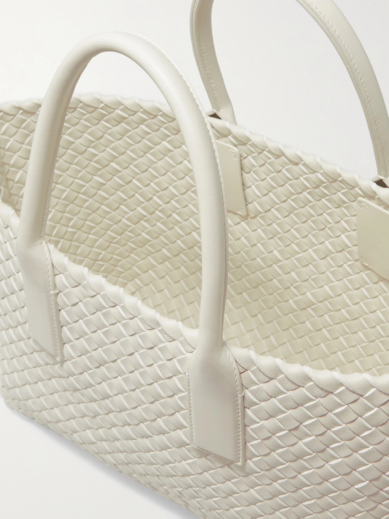Cabat Small Intrecciato Leather Tote