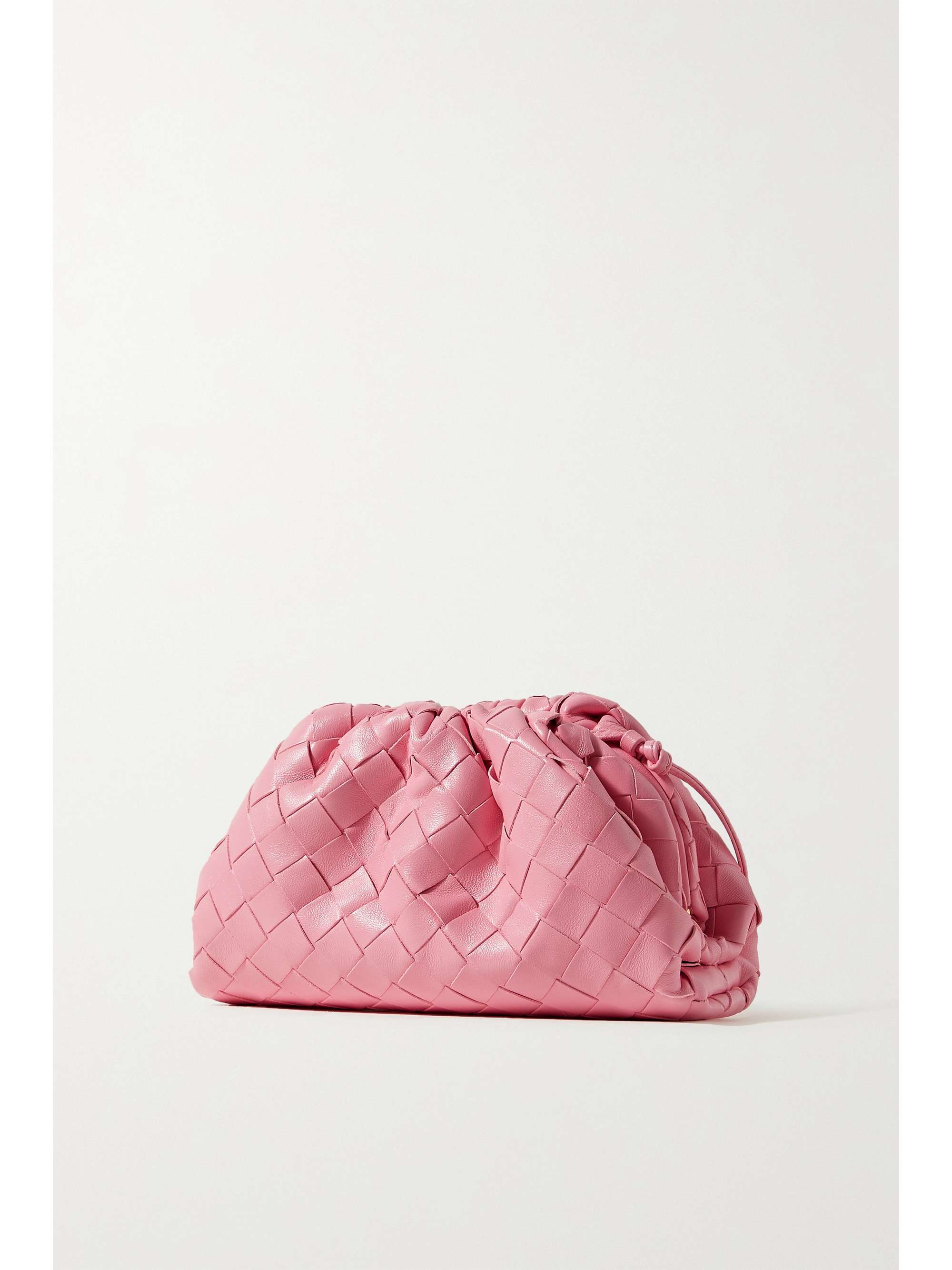 BOTTEGA VENETA The Pouch mini intrecciato leather clutch