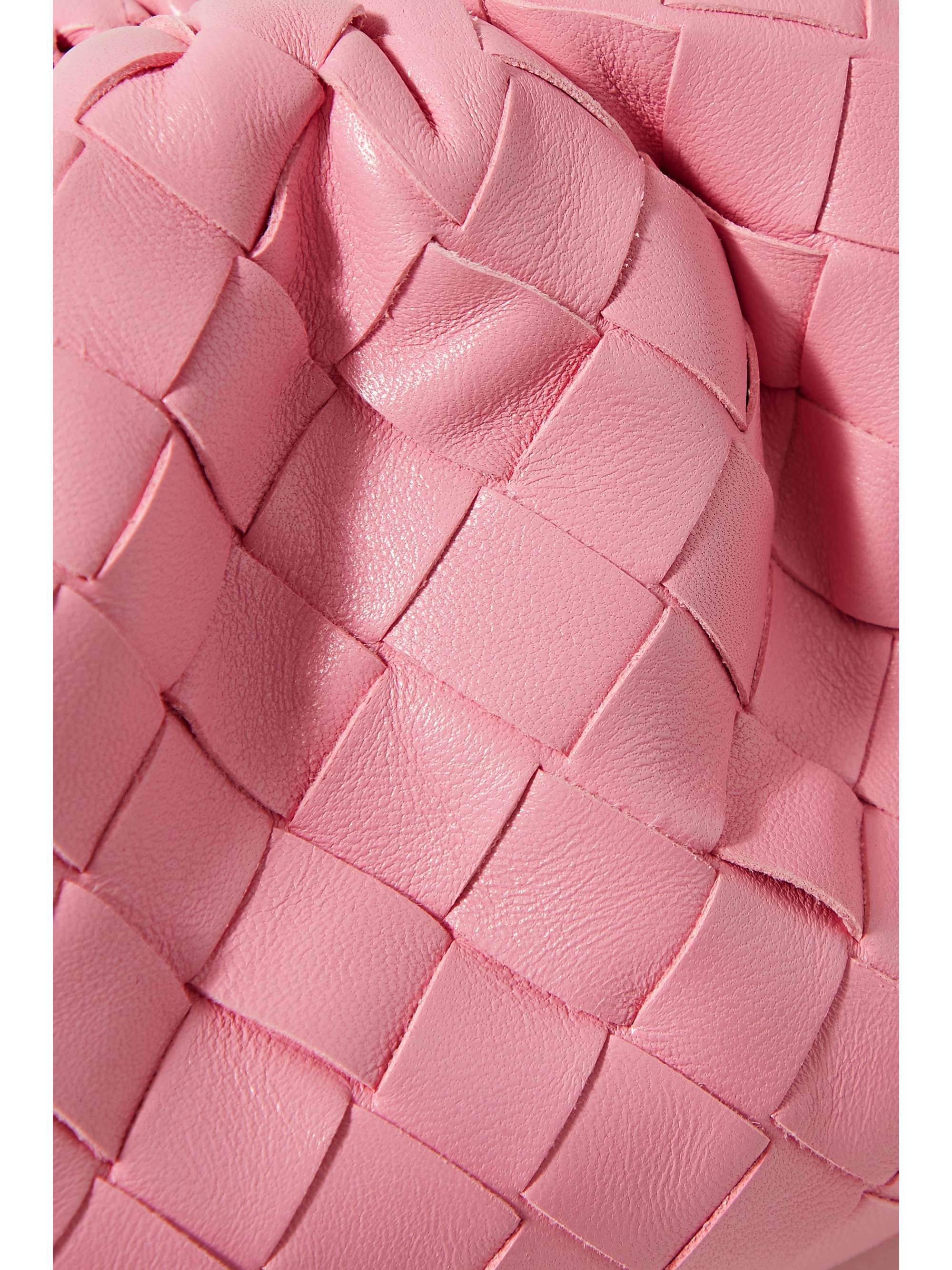 BOTTEGA VENETA The Pouch mini intrecciato leather clutch