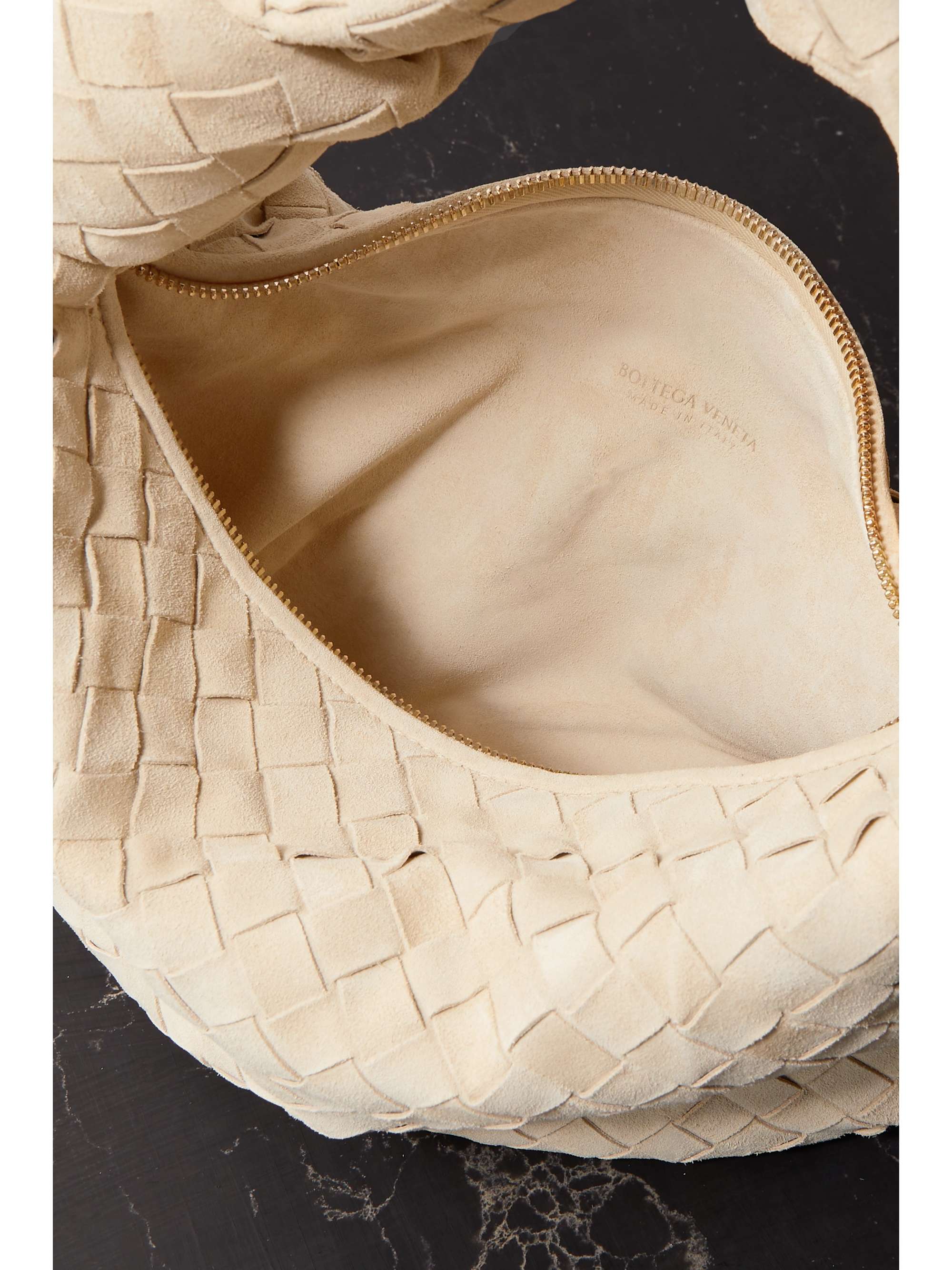BOTTEGA VENETA Jodie Teen Tote aus Intrecciato-Leder mit Knoten