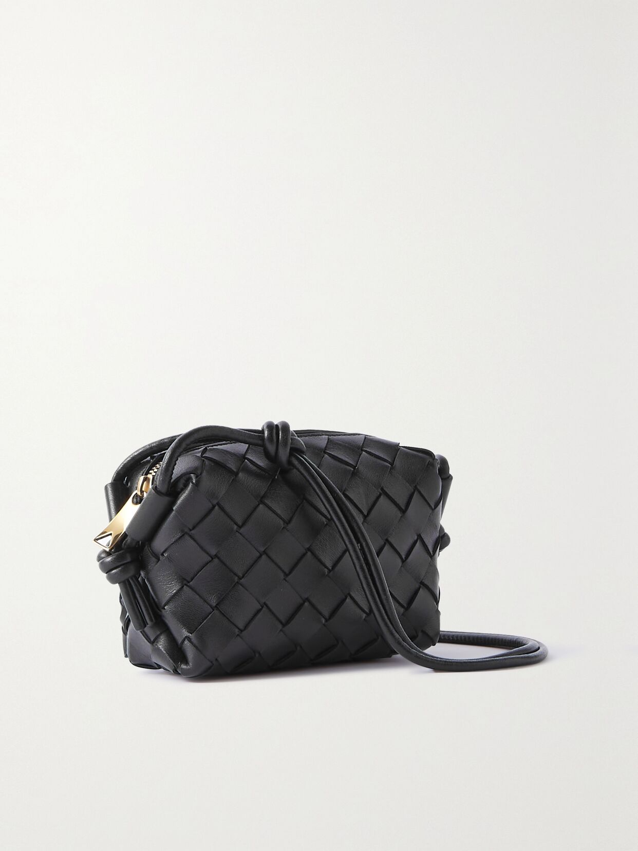Loop Candy Intrecciato leather shoulder bag