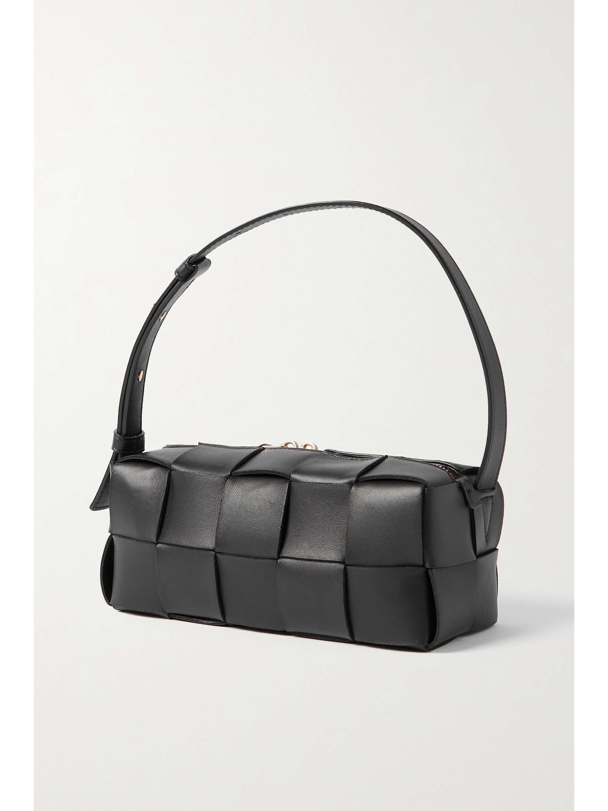 BOTTEGA VENETA Brick Cassette small intrecciato leather shoulder bag