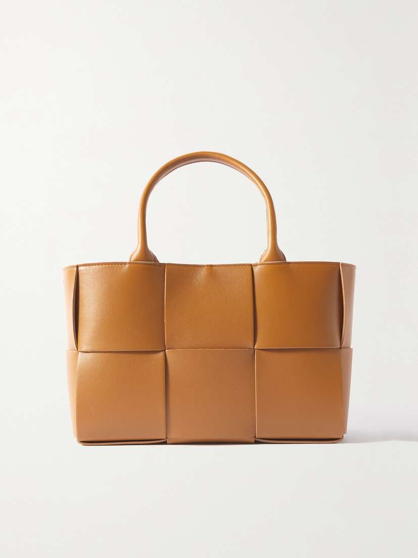 Bottega Veneta Arco Small Intrecciato Leather Tote