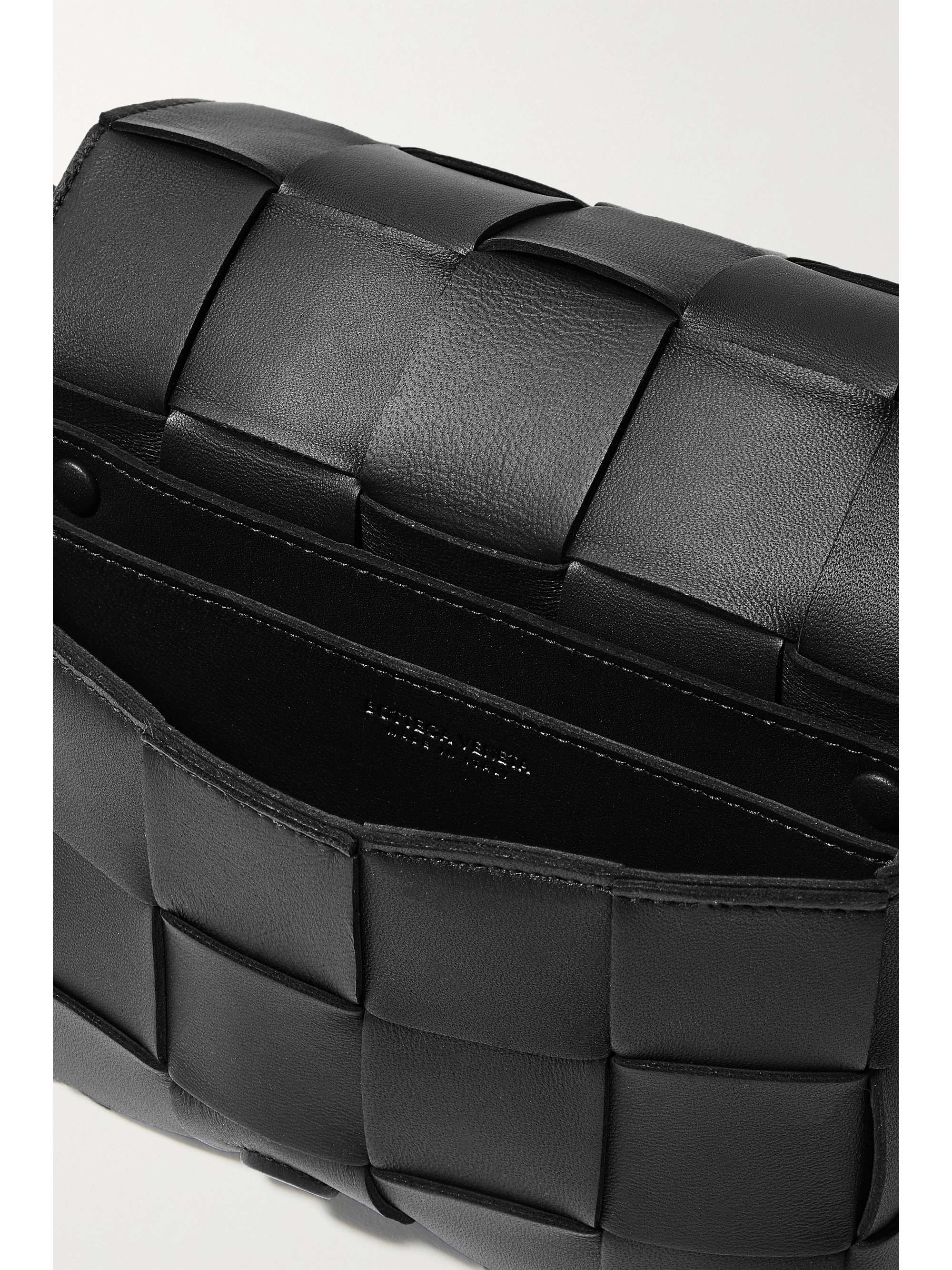 BOTTEGA VENETA Cassette small intrecciato leather shoulder bag