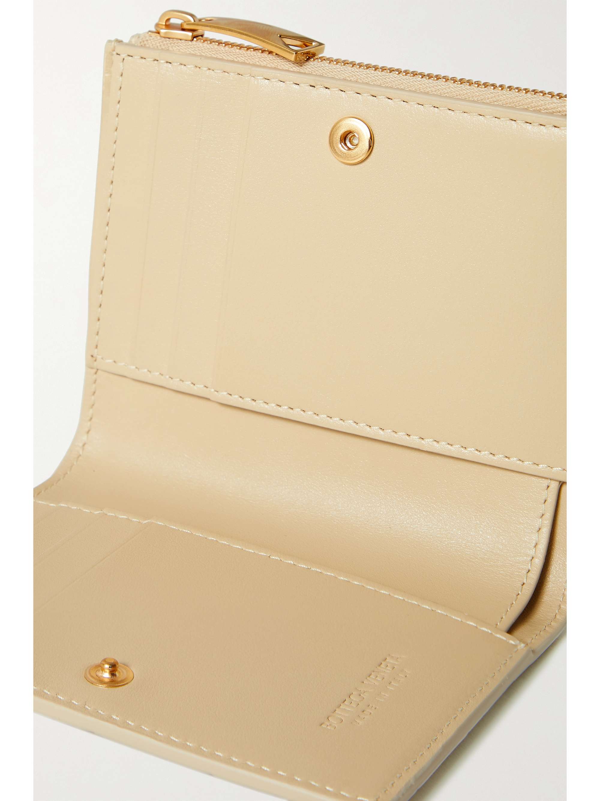 BOTTEGA VENETA Intrecciato leather wallet | NET-A-PORTER