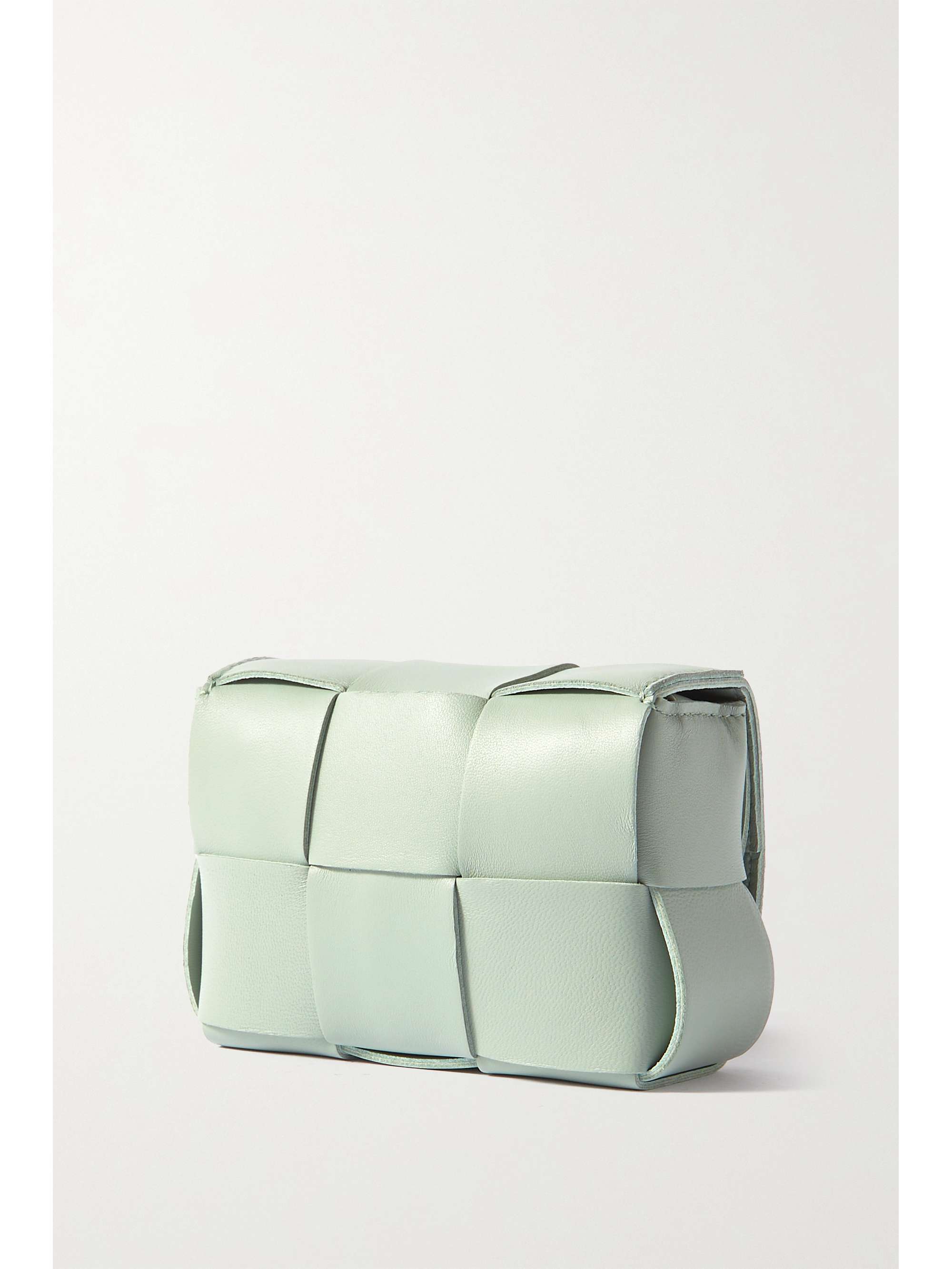 BOTTEGA VENETA Cassette mini intrecciato leather shoulder bag